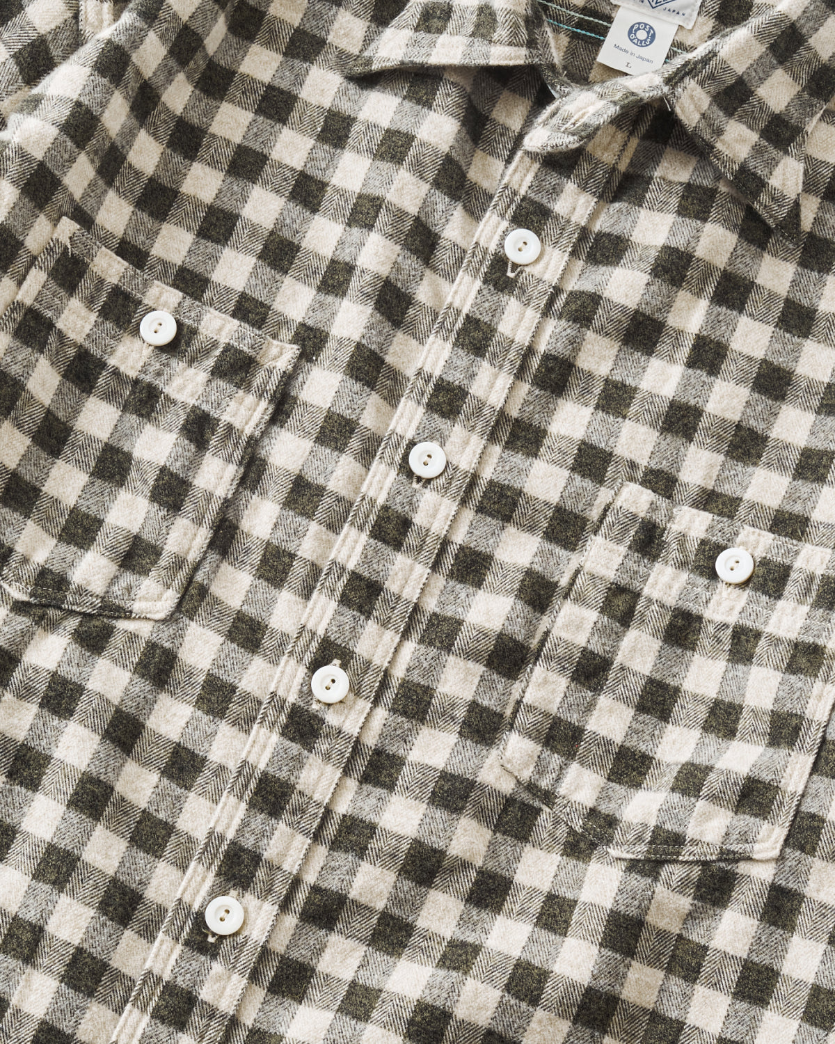#3217-FP3 St.Louis : cotton flannel plaid grey block