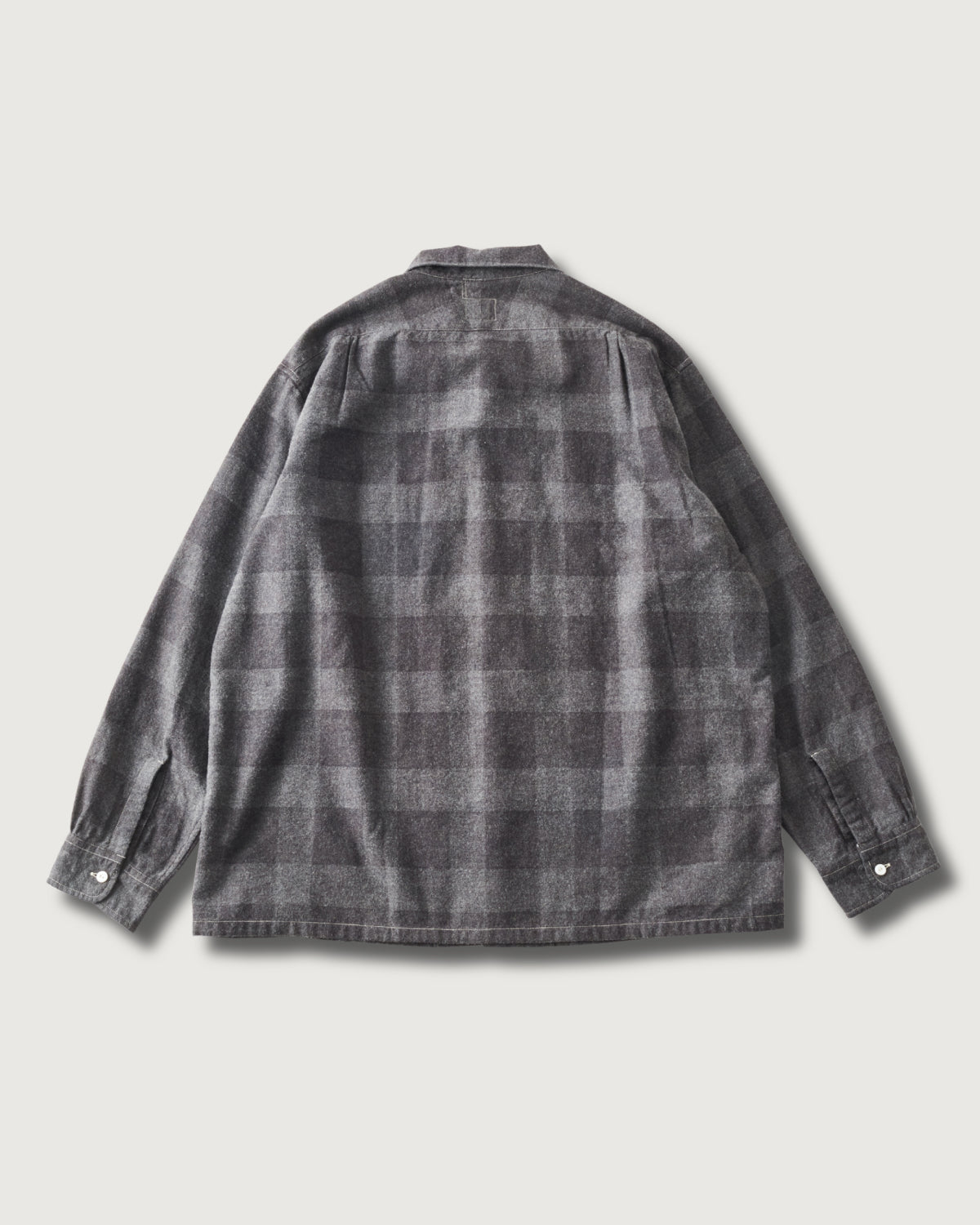 #3224-FP6 Fever : cotton flannel plaid grey block check