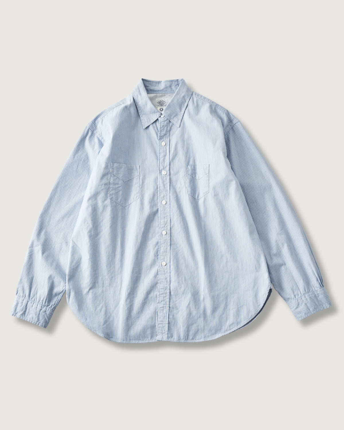 #3227-S1 NEUTRON-C : feather chambray - W stripe1
