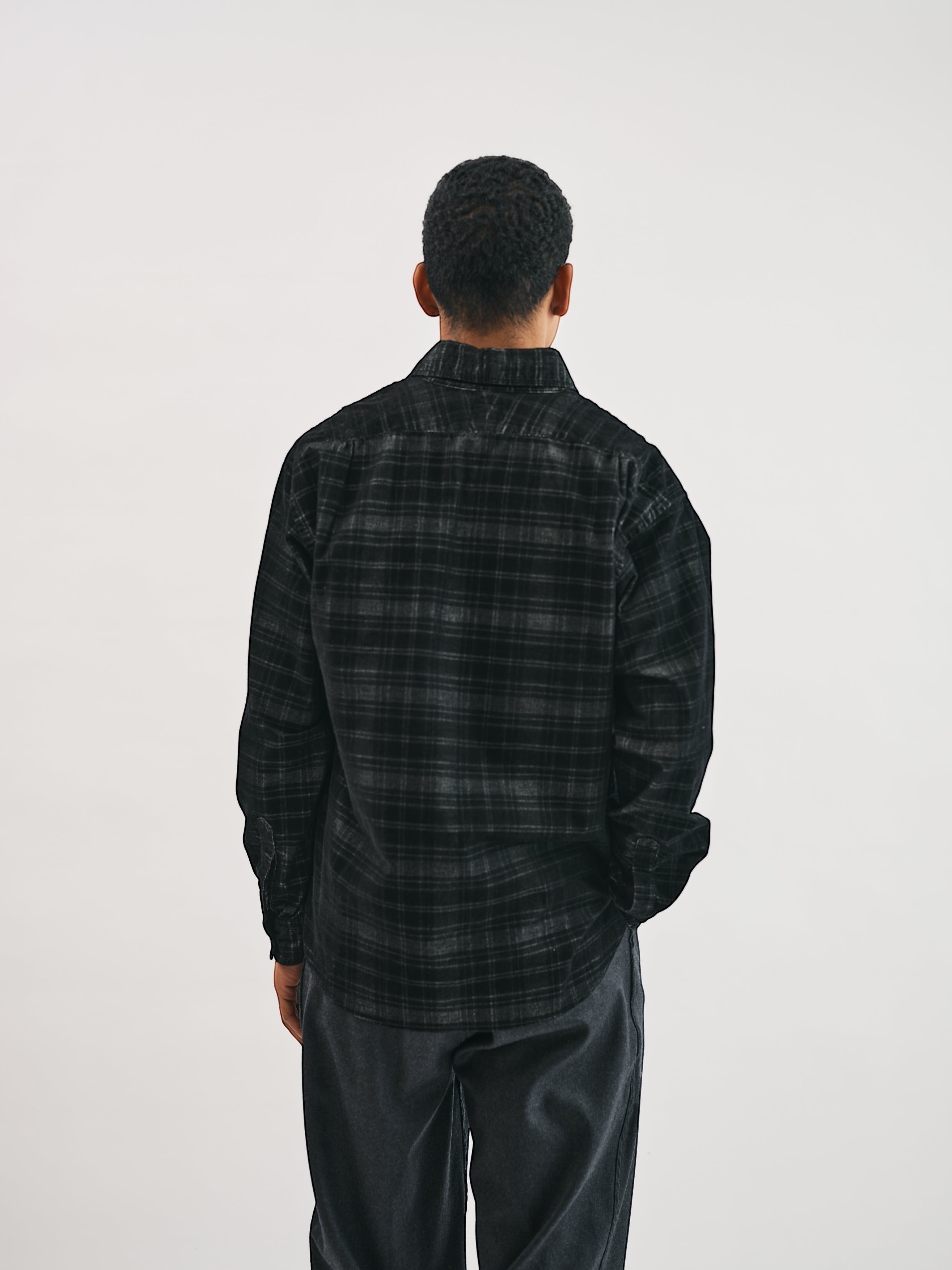 #3232-SC2 Original BL Shirt : shadow cords black 2