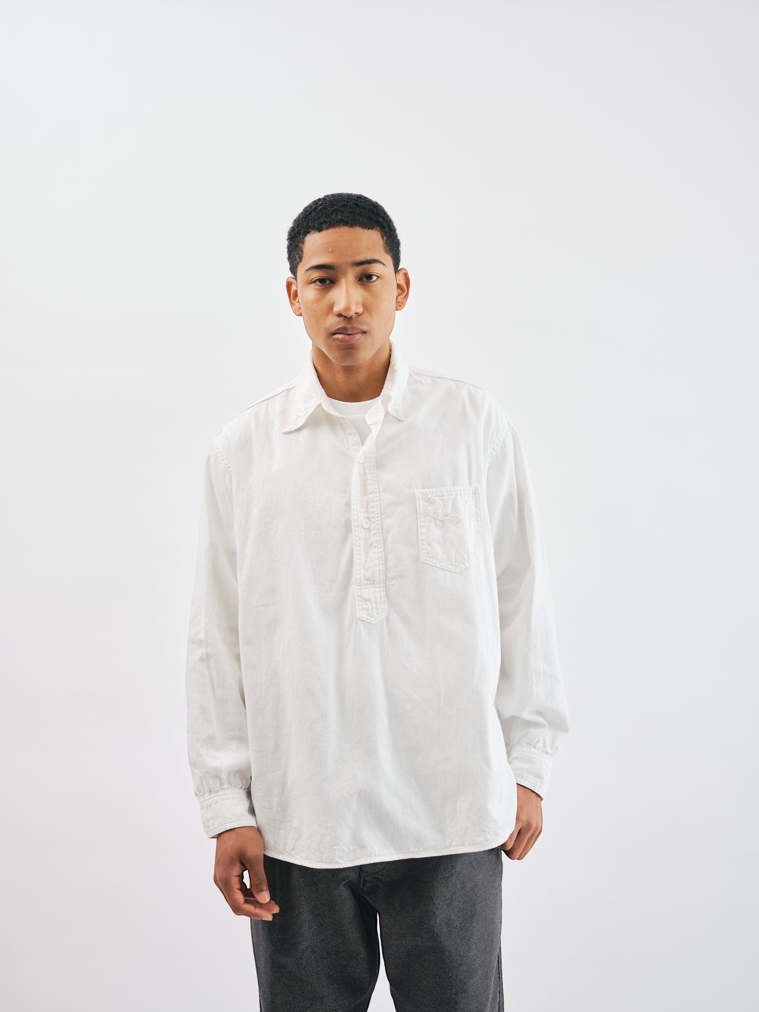 #3235-VTW Frontier : vintage twill white