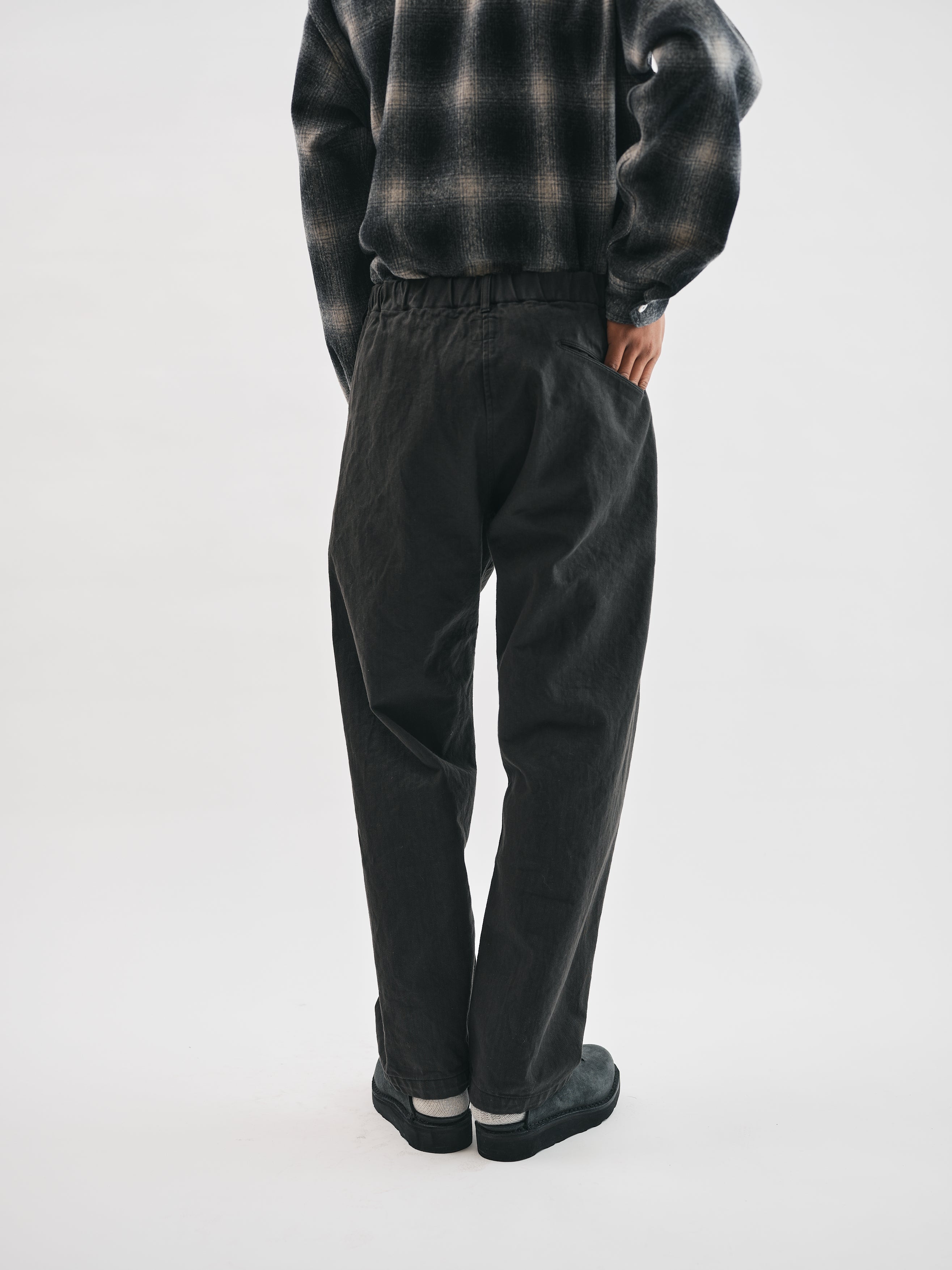 #3307CP-WFC POST Coach Pants : w flat twill charcoal