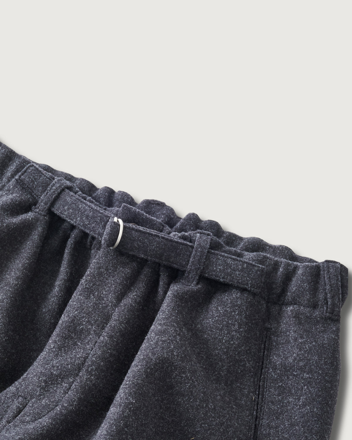 [10/10 RELEASE] #3307CP-SSD POST Coach Pants : "supersoft" sweat cloth dk.grey