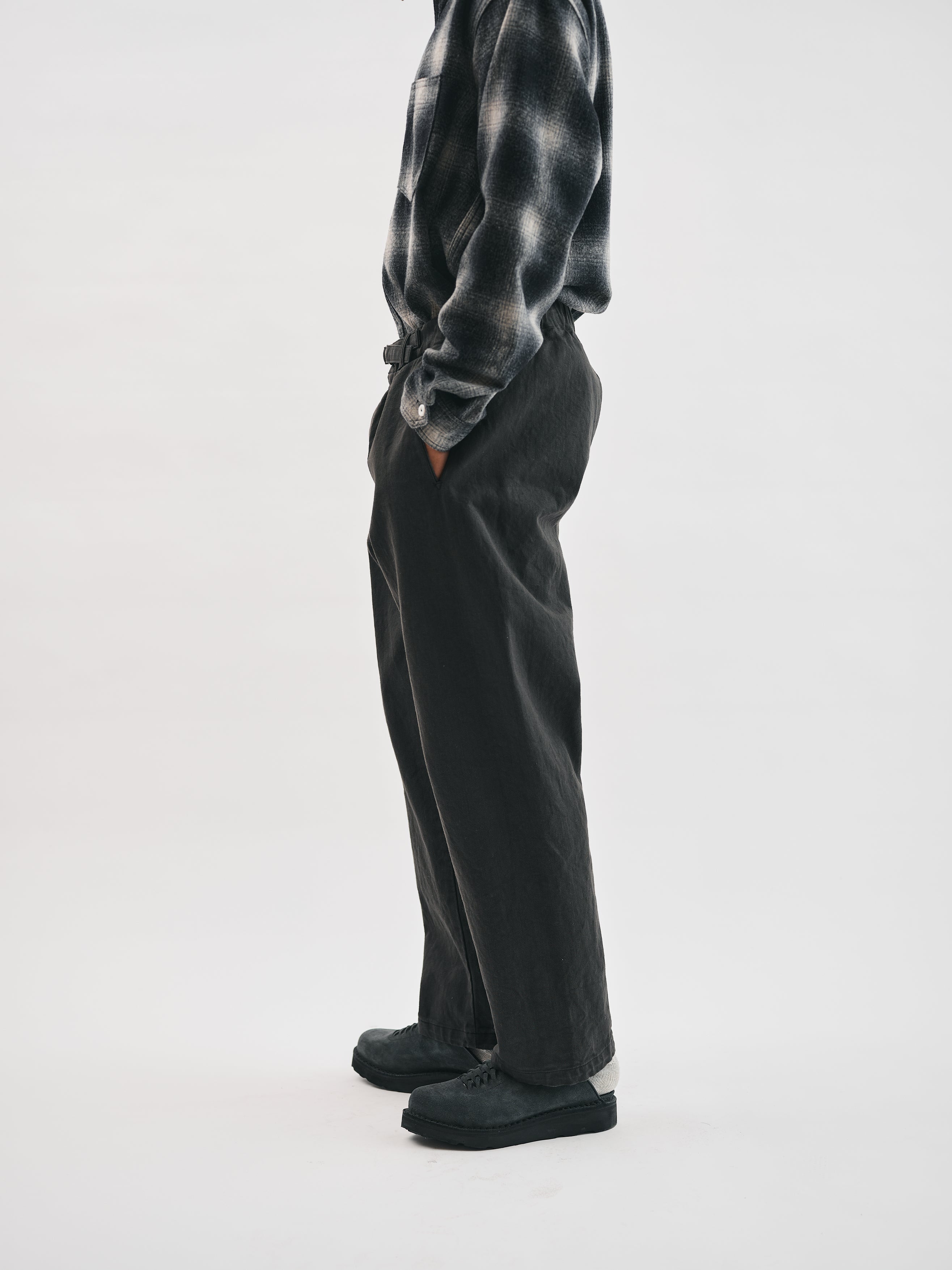 #3307CP-WFC POST Coach Pants : w flat twill charcoal