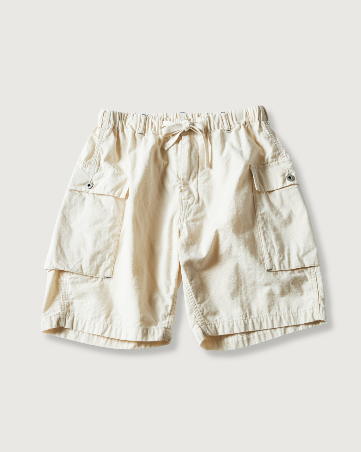 #3308S-DRN E-Z WALKABOUT Shorts : cotton dobby ripstop natural
