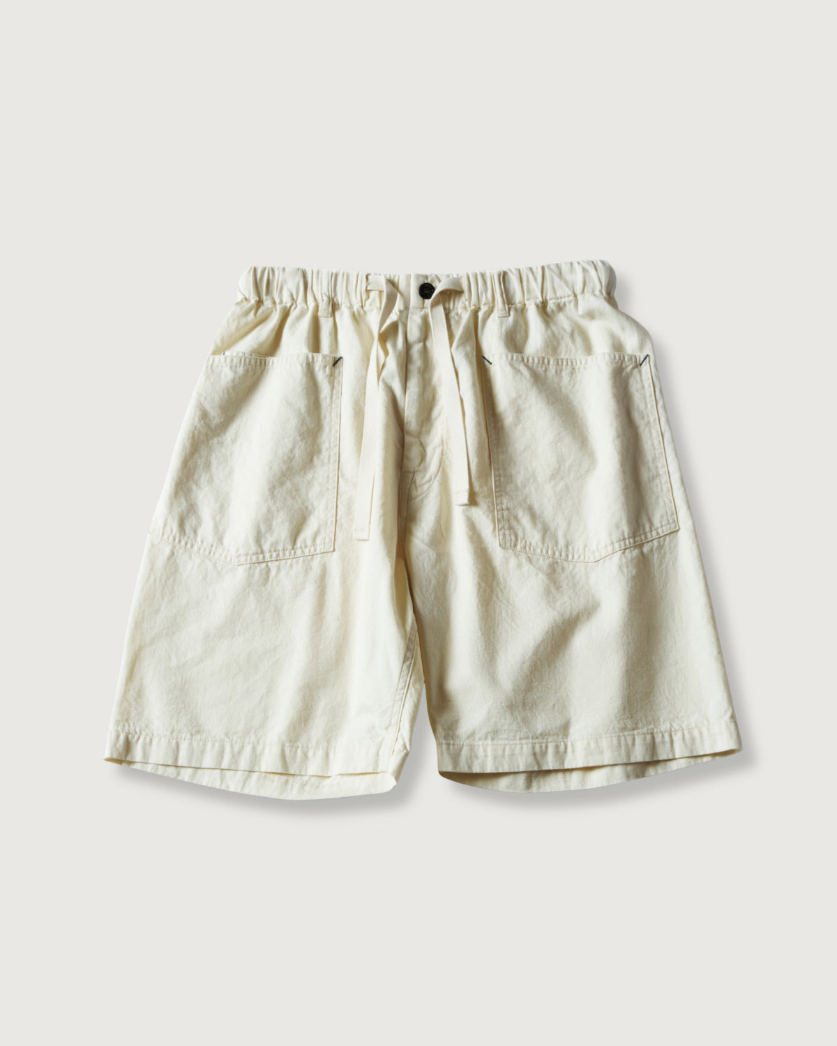 #3313S-VTN E-Z ARMY-NAVY Shorts 2 : vintage twill natural