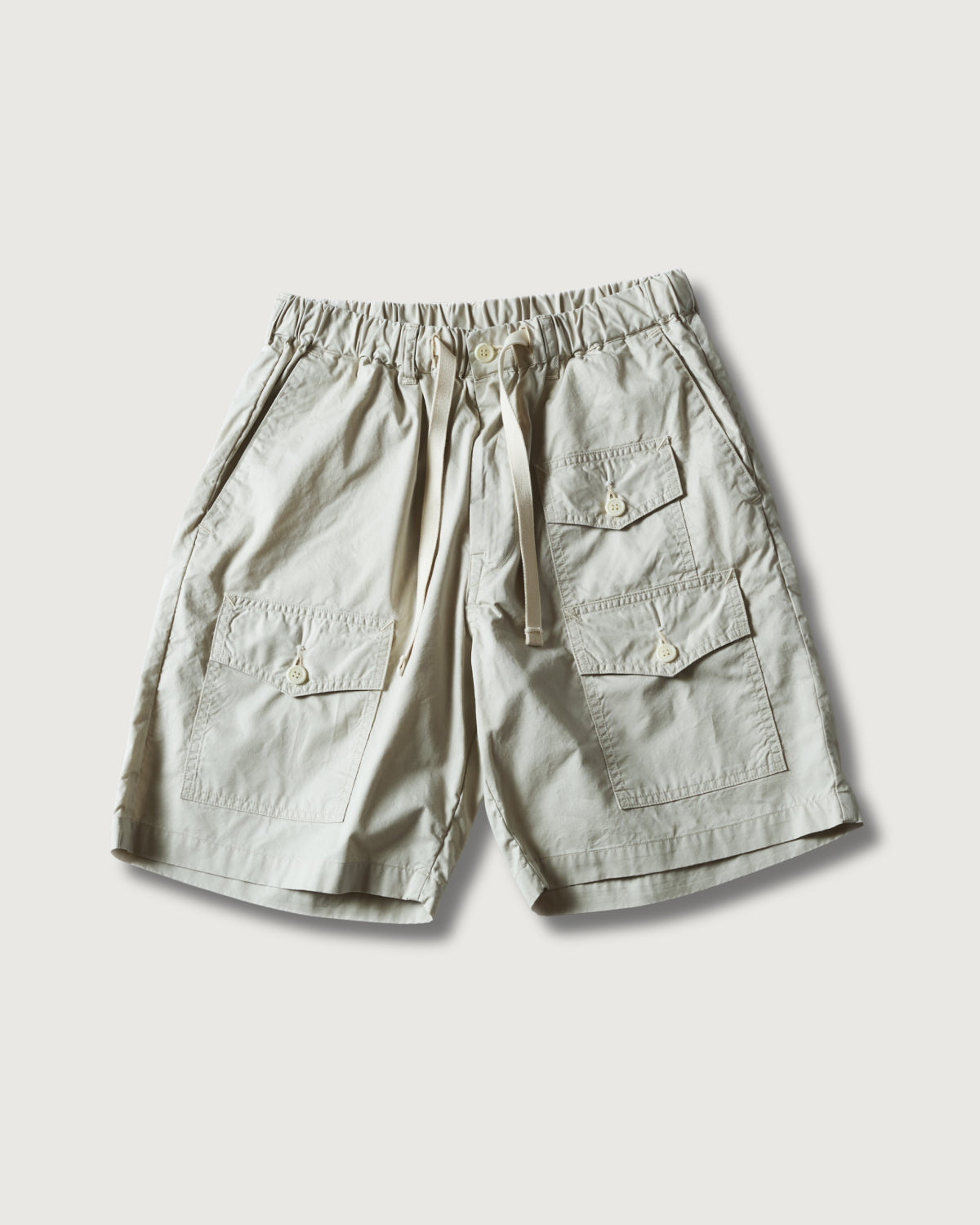 #3322S-MP1 Town & Country Shorts : medium weight poplin stone