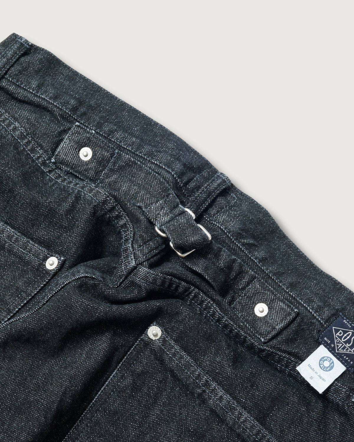 #3324-12DB No. 10 Five Pocket : 12oz. denim black deep wash