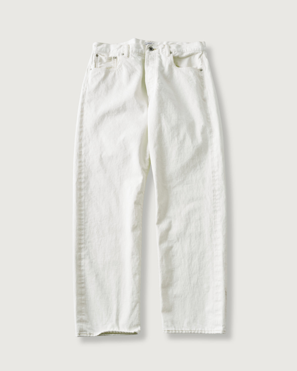 #3324-12WD No. 10 Five Pocket : 12oz. selvedge denim white