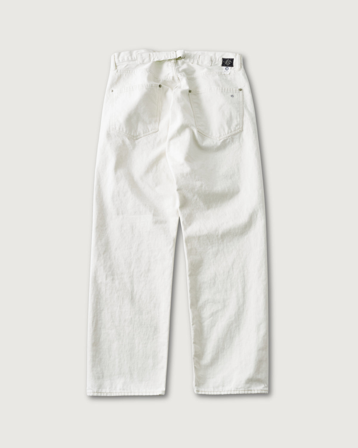 #3324-12WD No. 10 Five Pocket : 12oz. selvedge denim white