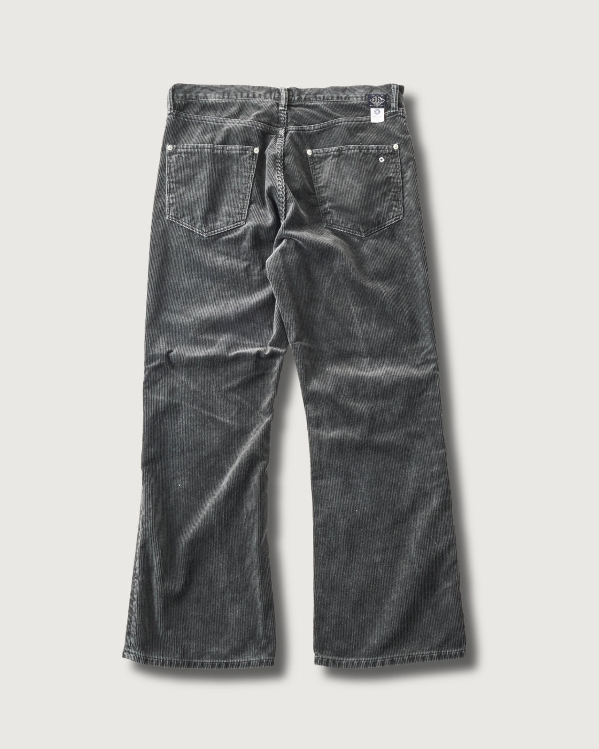 #3325-WWC 546 Flare-R2 : widewale cords charcoal