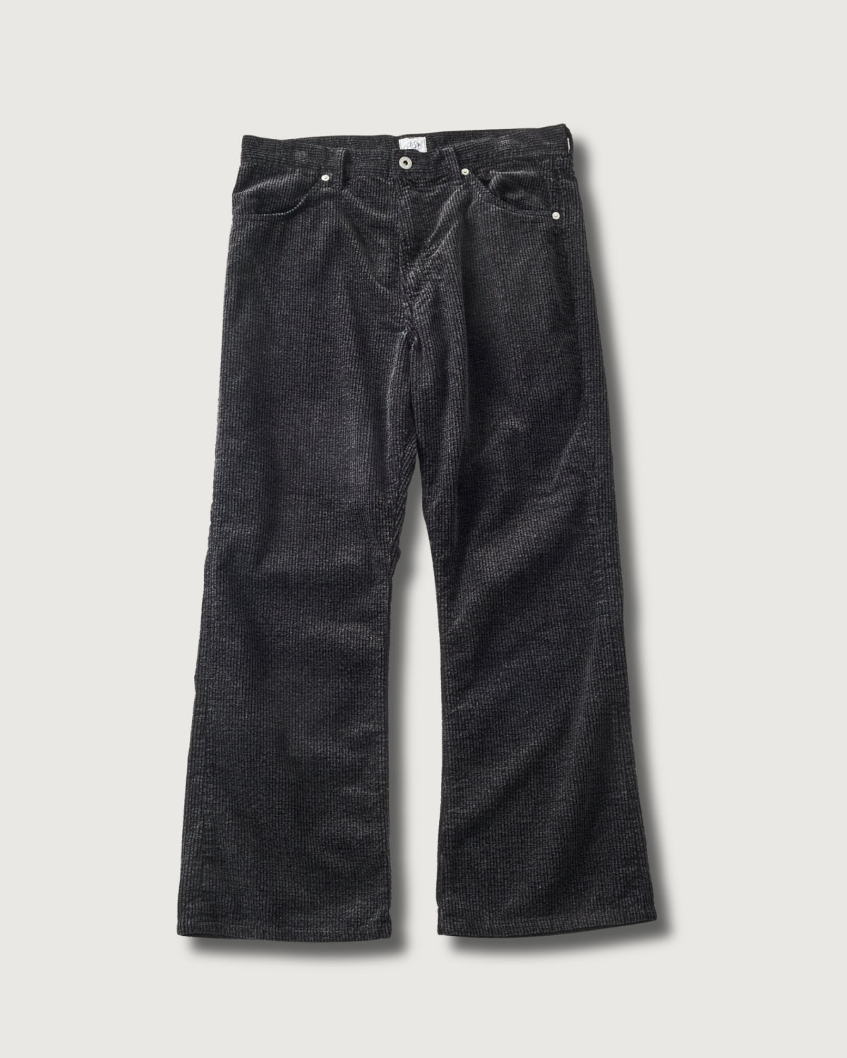 [10/17 RELEASE] #3325-WWP 546 Flare-R2 : widewale cords printed grey