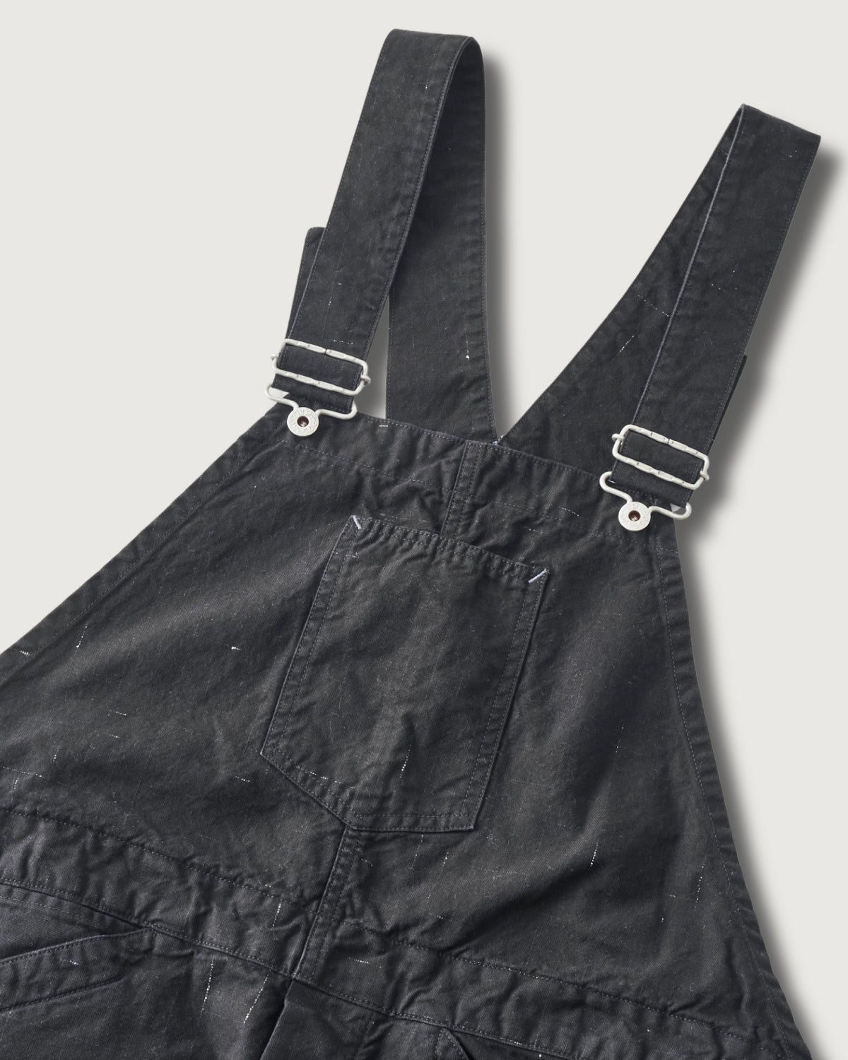 #3401-NT POST 46 Overalls : nep twill black
