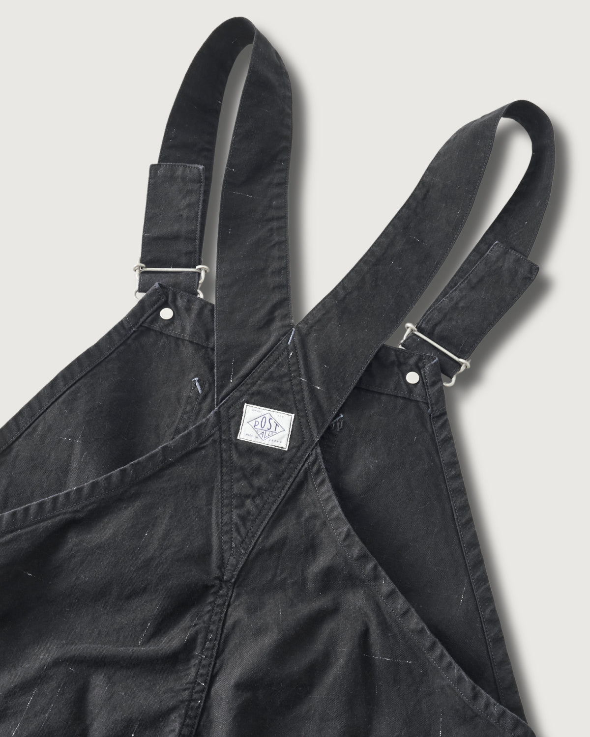 #3401-NT POST 46 Overalls : nep twill black
