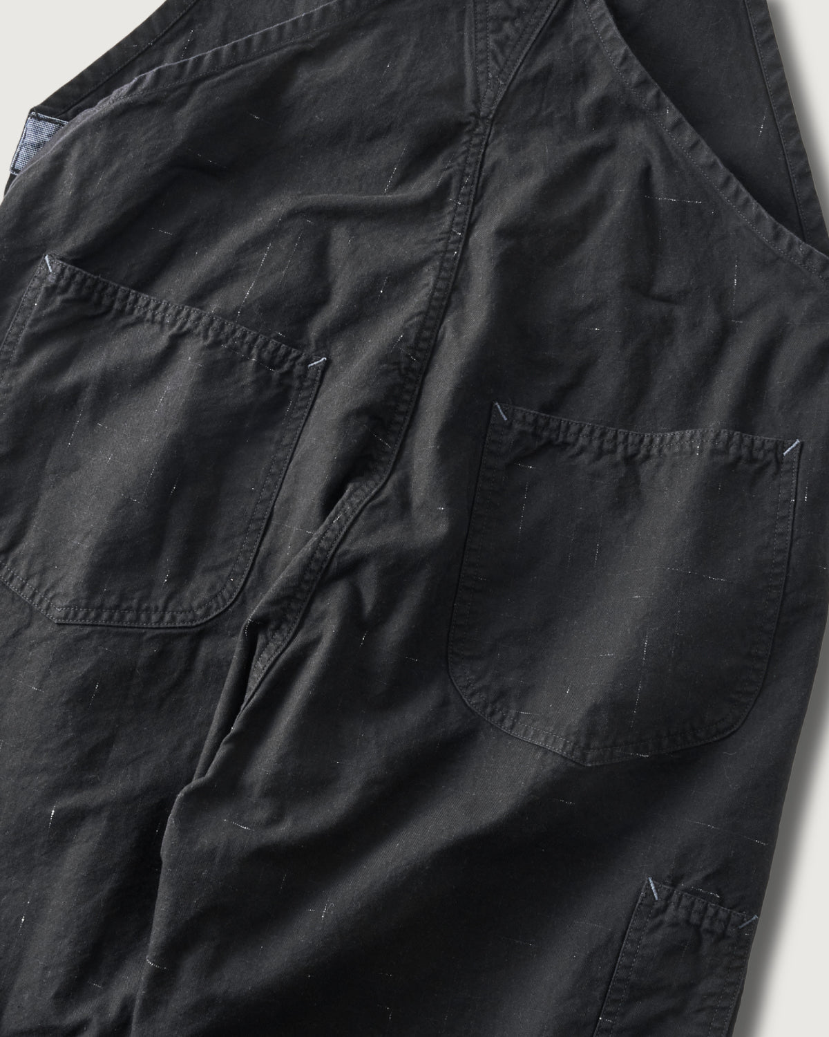 #3401-NT POST 46 Overalls : nep twill black