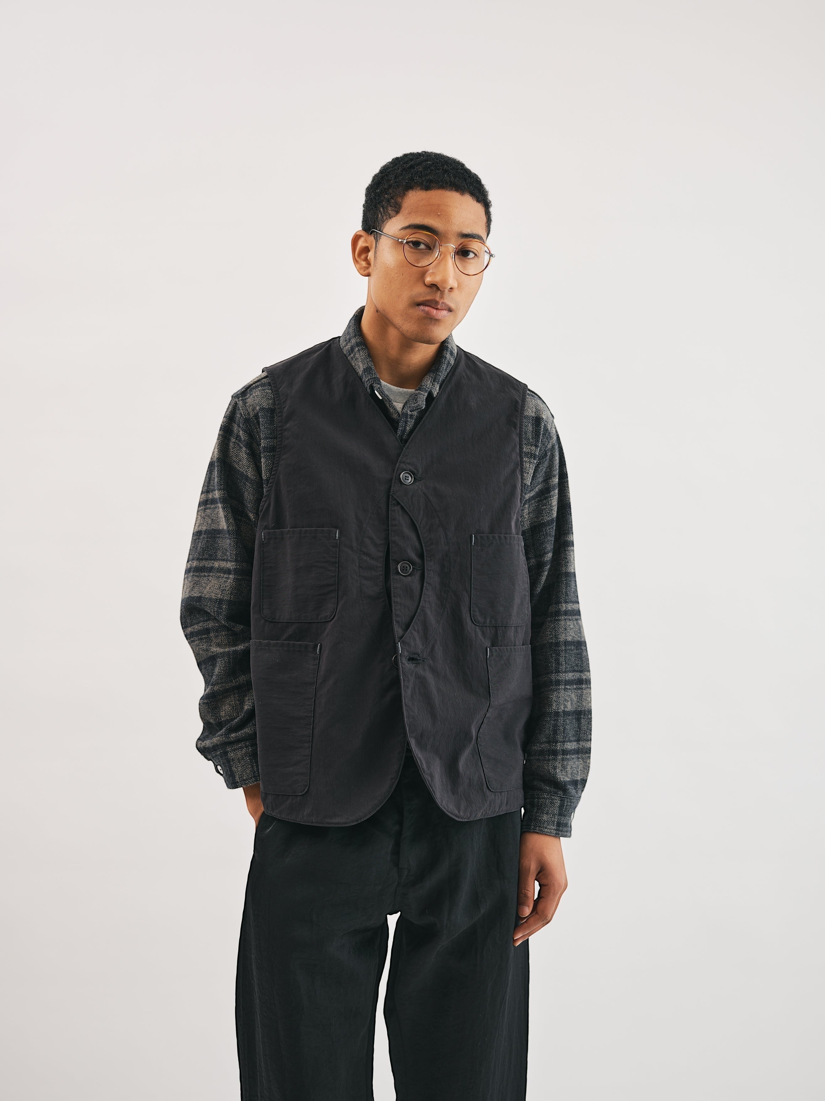 #3504-ETB Royal Moody : 60/40 twill black