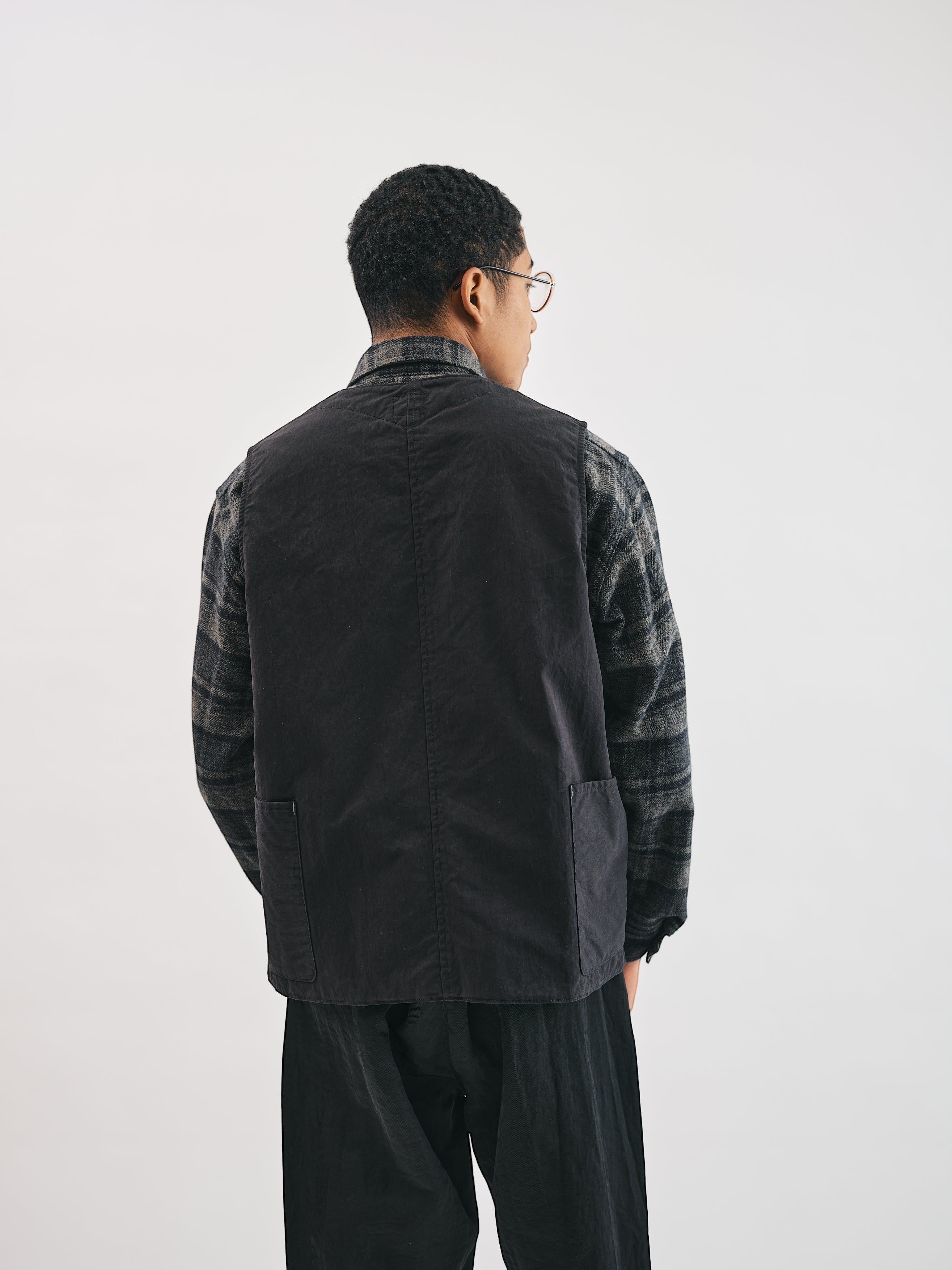 #3504-ETB Royal Moody : 60/40 twill black