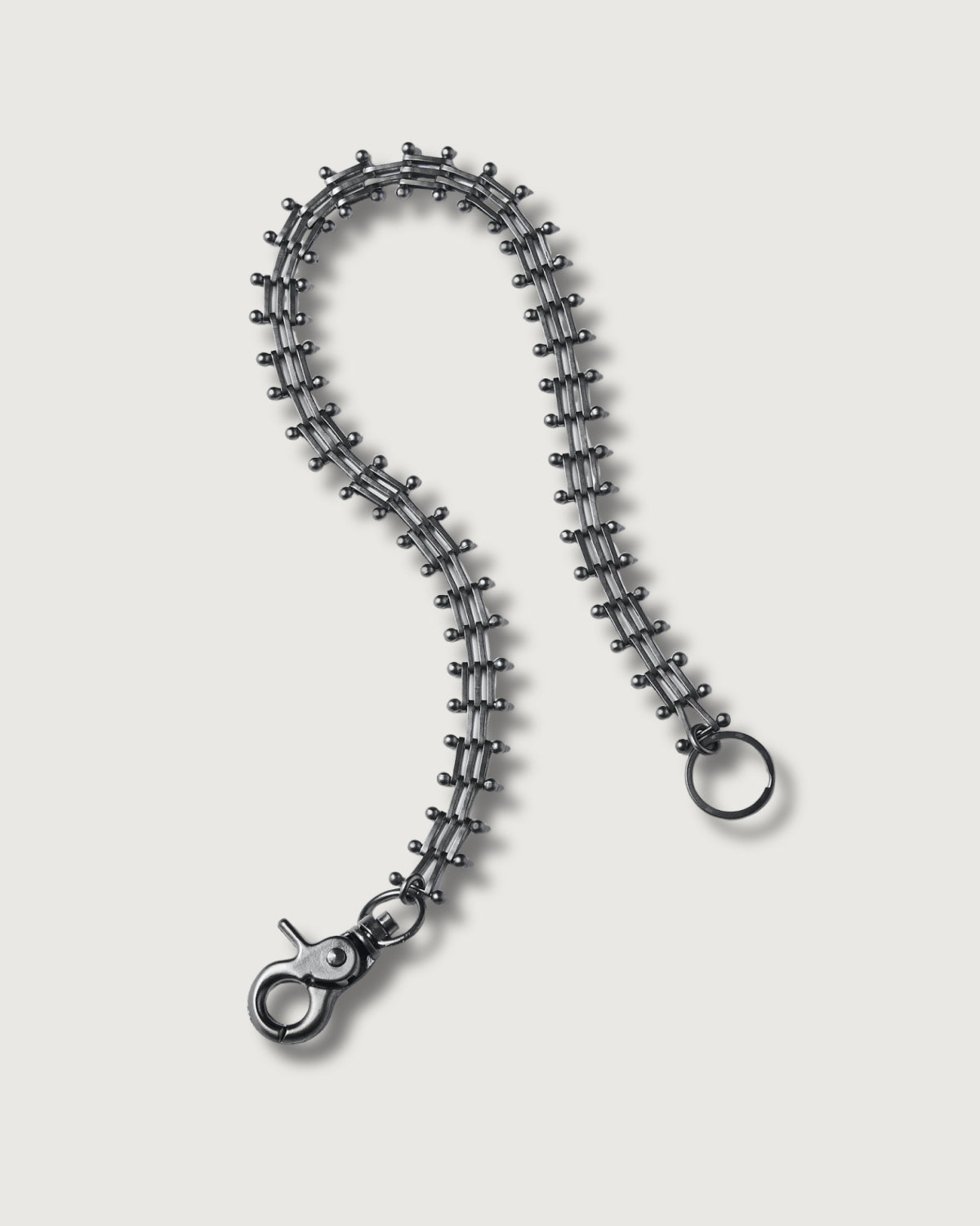#3910-43 POST Key Chain MEX : brass flat black