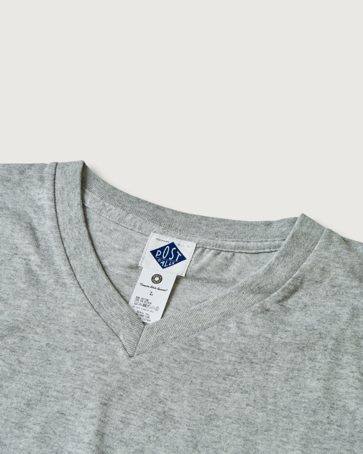 V neck 3pack tee Ver.2 (3PV2-GH) : grey heather (Shop Special)