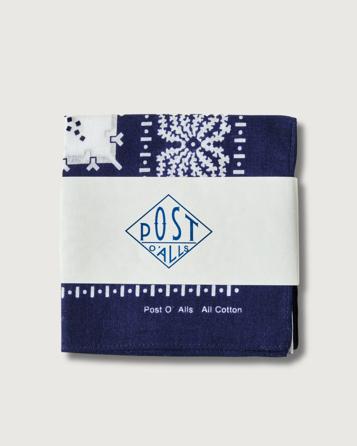 #4001-N Spider POST Bandana Hankie : spider navy 45 x 45