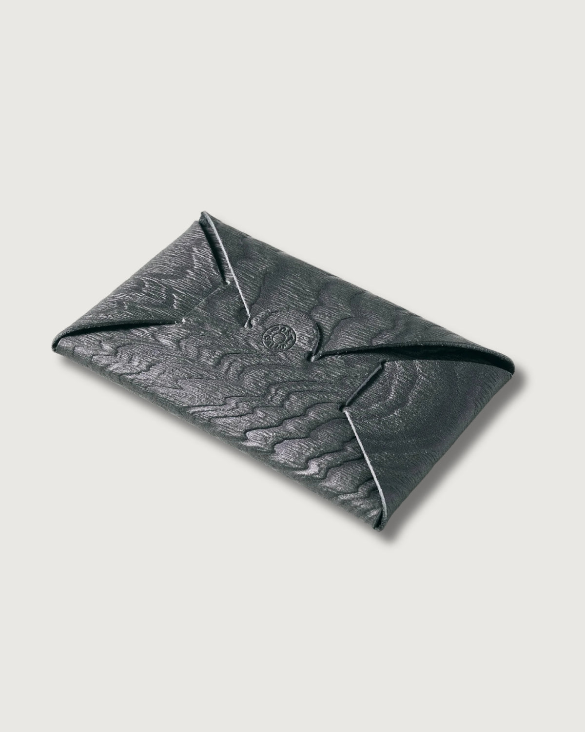 #4302-PT Plywood Leather Card Case : plywood leather taupe