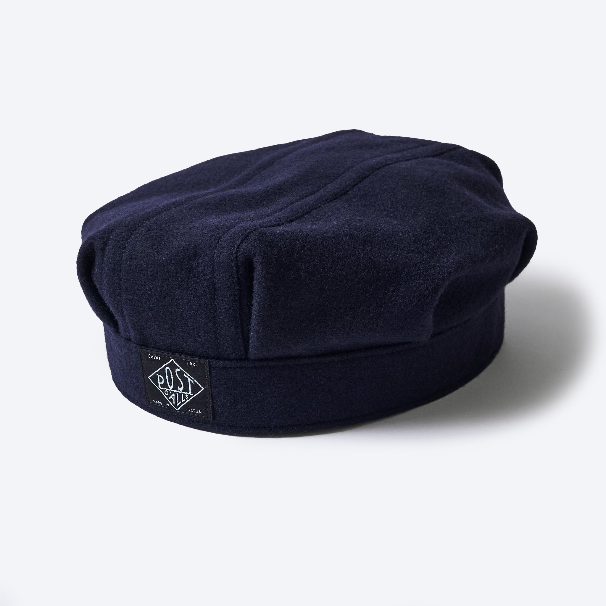 #1601-WMN Engineer's Cap : wool melton navy