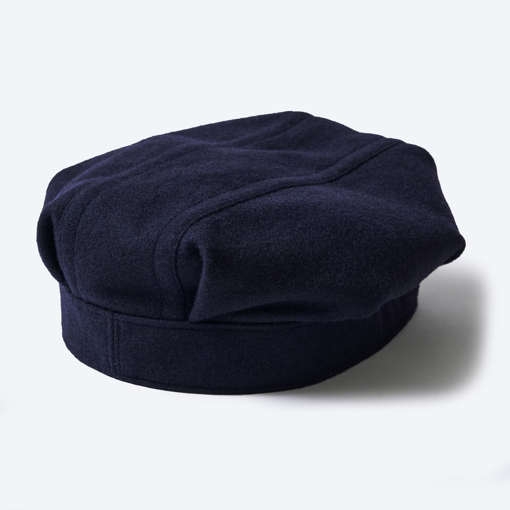 #1601-WMN Engineer's Cap : wool melton navy