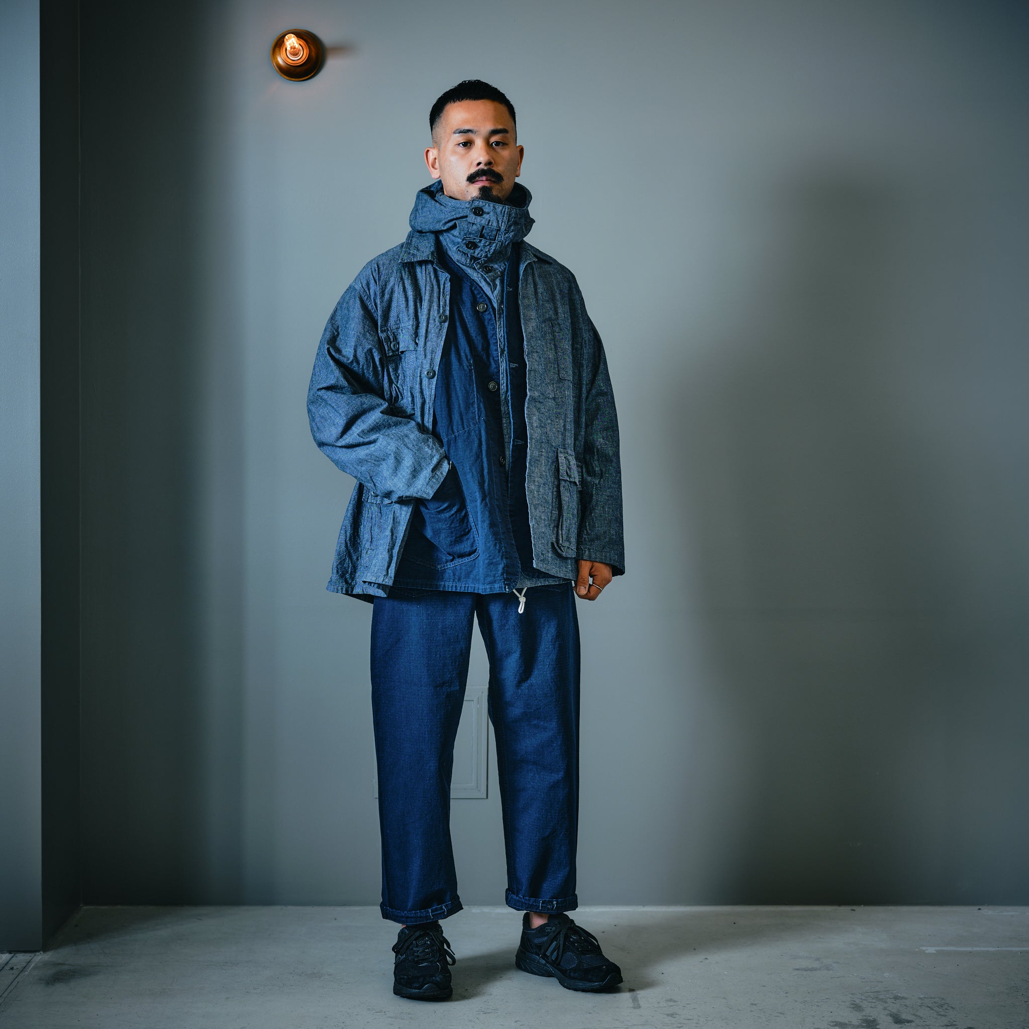 #1123R2-MC BDU-R2 : medium weight chambray indigo