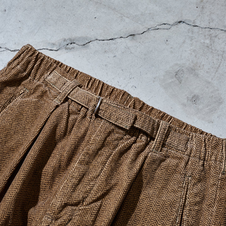 3315-HCB E-Z Lax 4 : herringbone print corduroy brown – POST