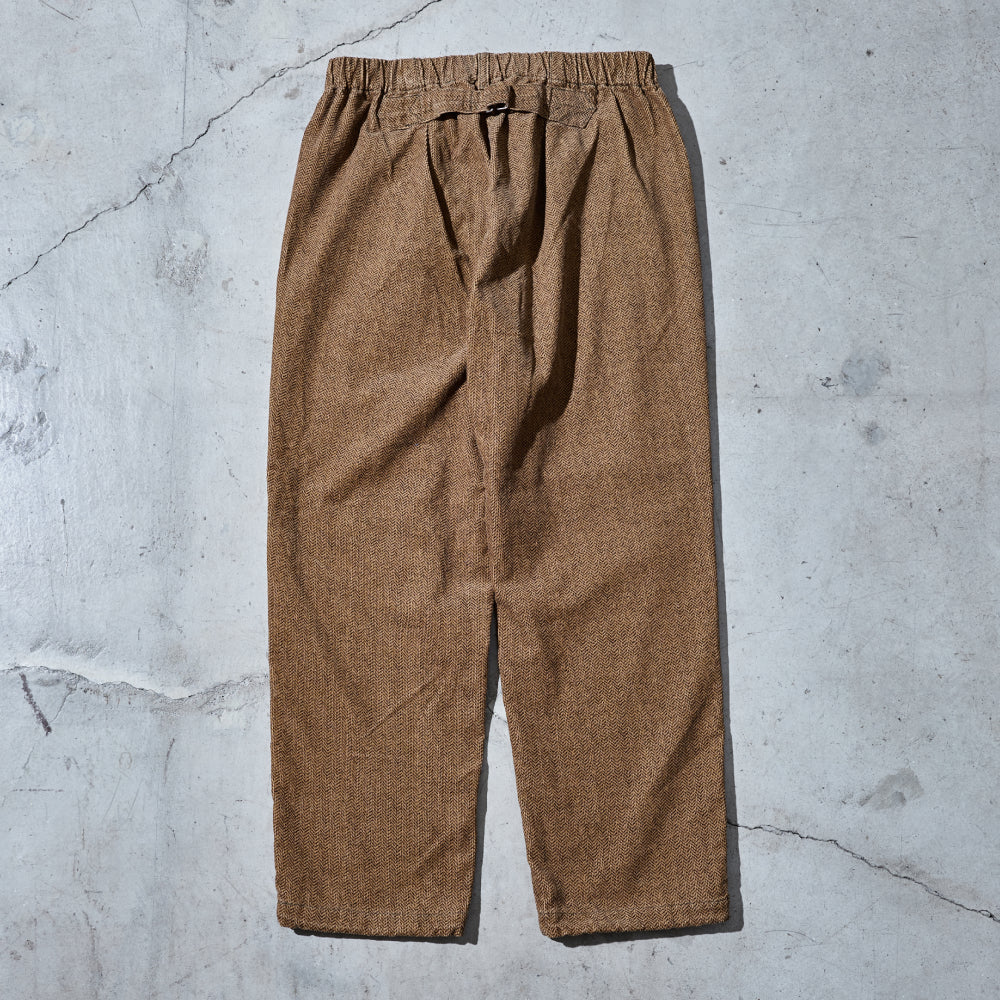 #3315-HCB E-Z Lax 4 : herringbone print corduroy brown