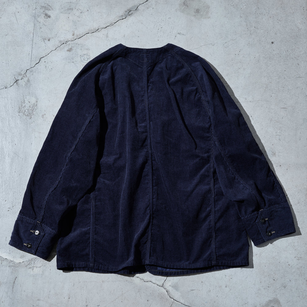 #1102DV-HCN Engineers' Jacket DV : herringbone print corduroy navy