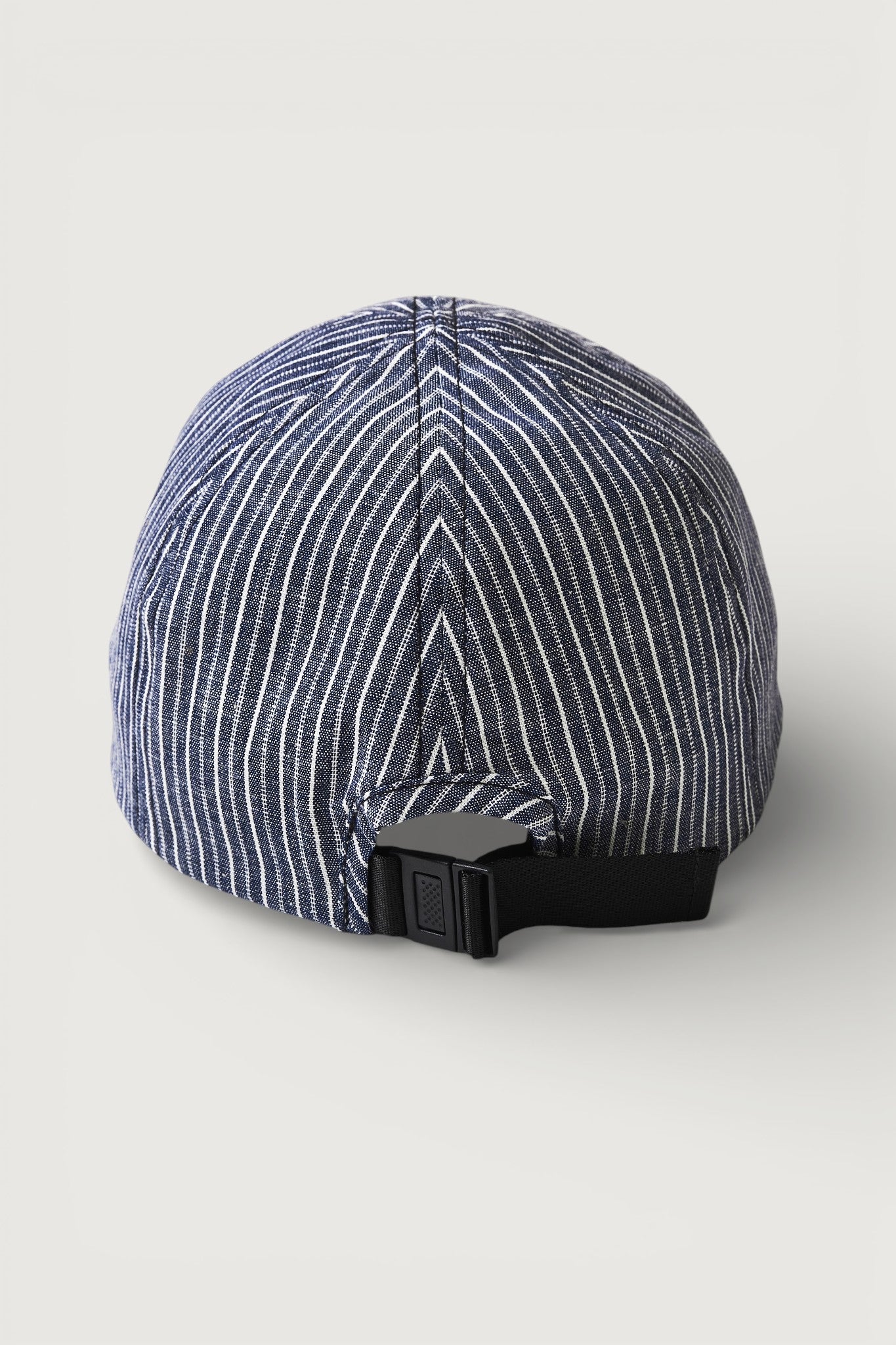 #3903-SC POST Ball Cap : stripe chambray indigo