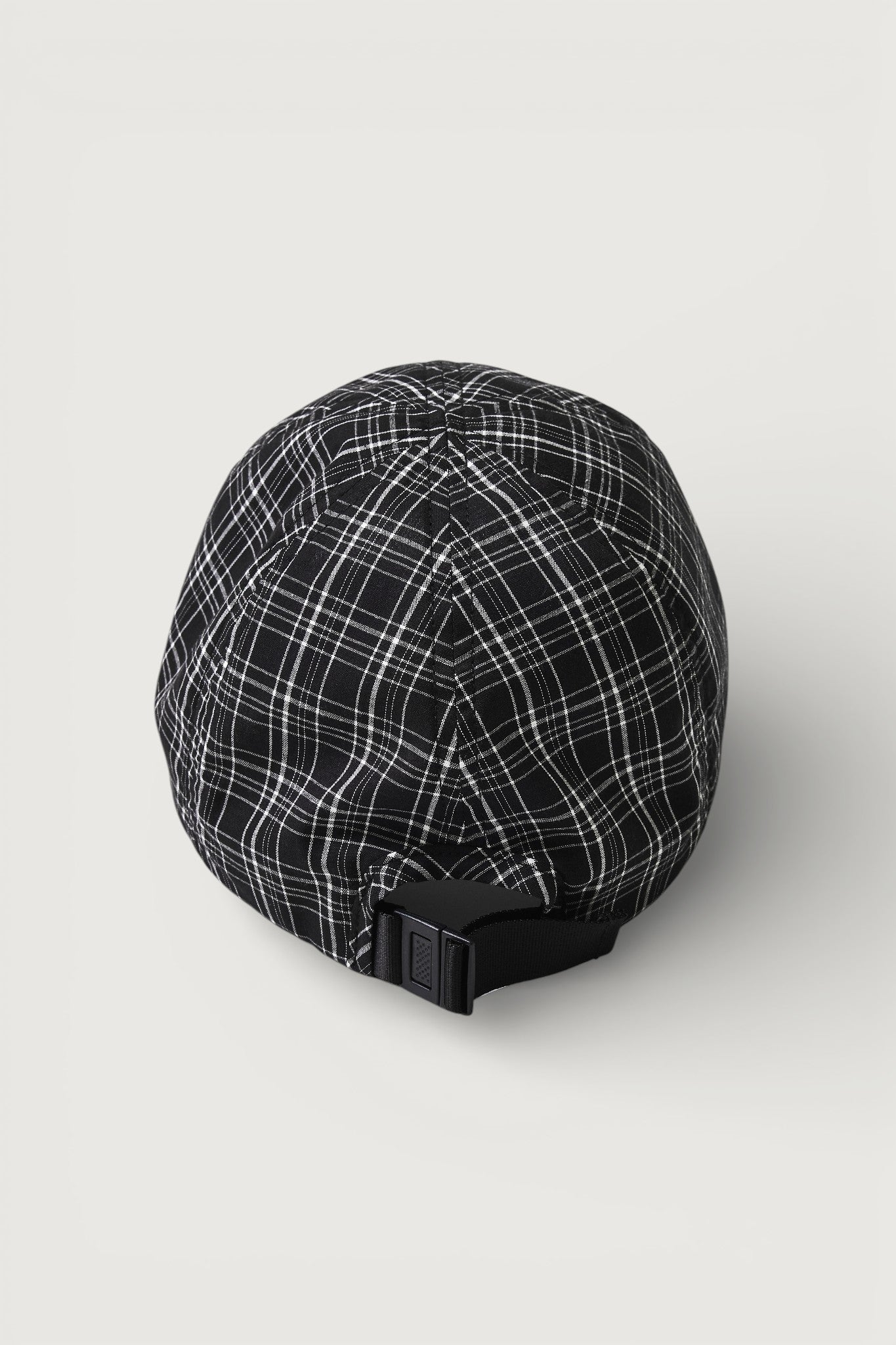 #3903-CBC POST Ball Cap : cotton broadcloth black check