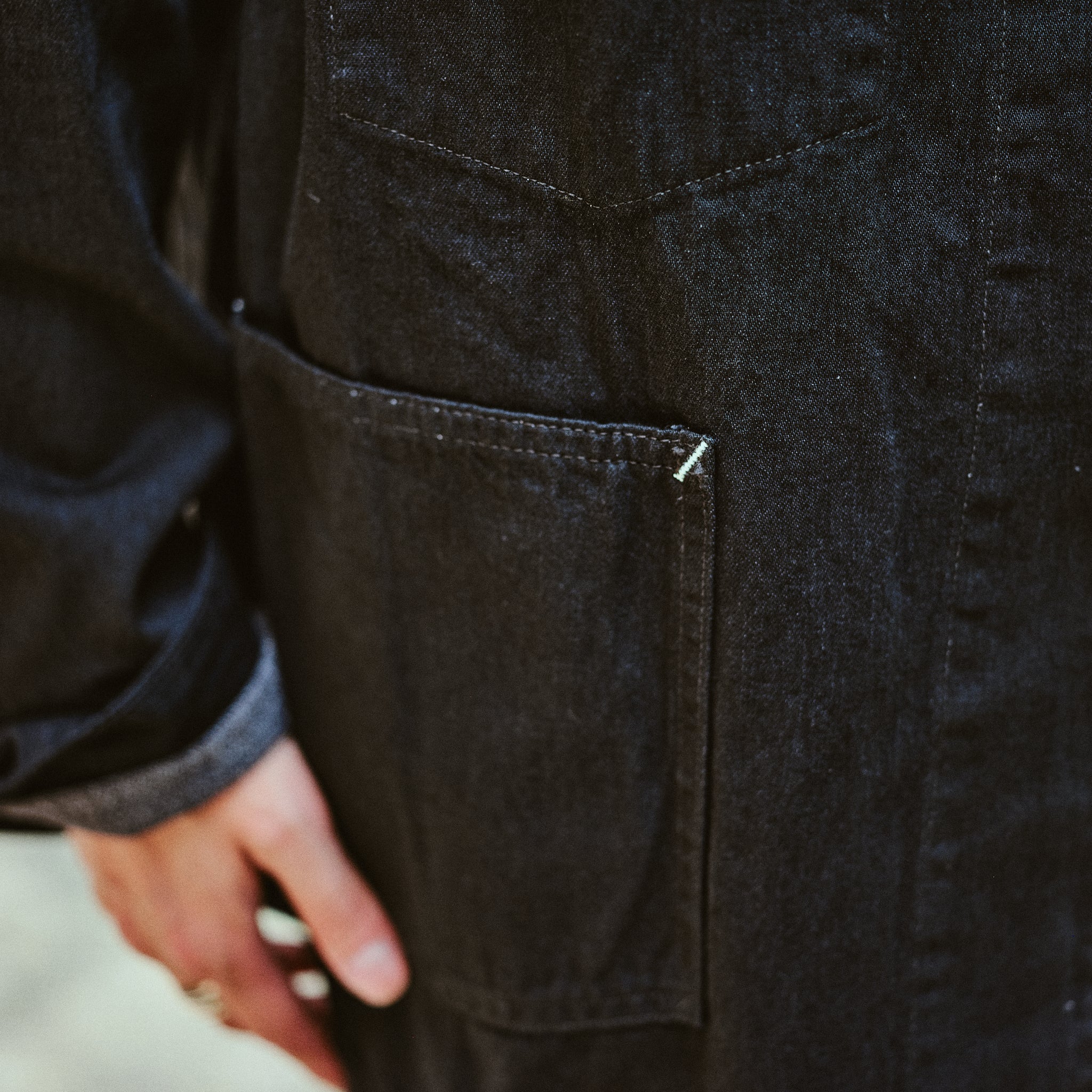 #1101-FTC No.1 Jacket : flat twill charcoal