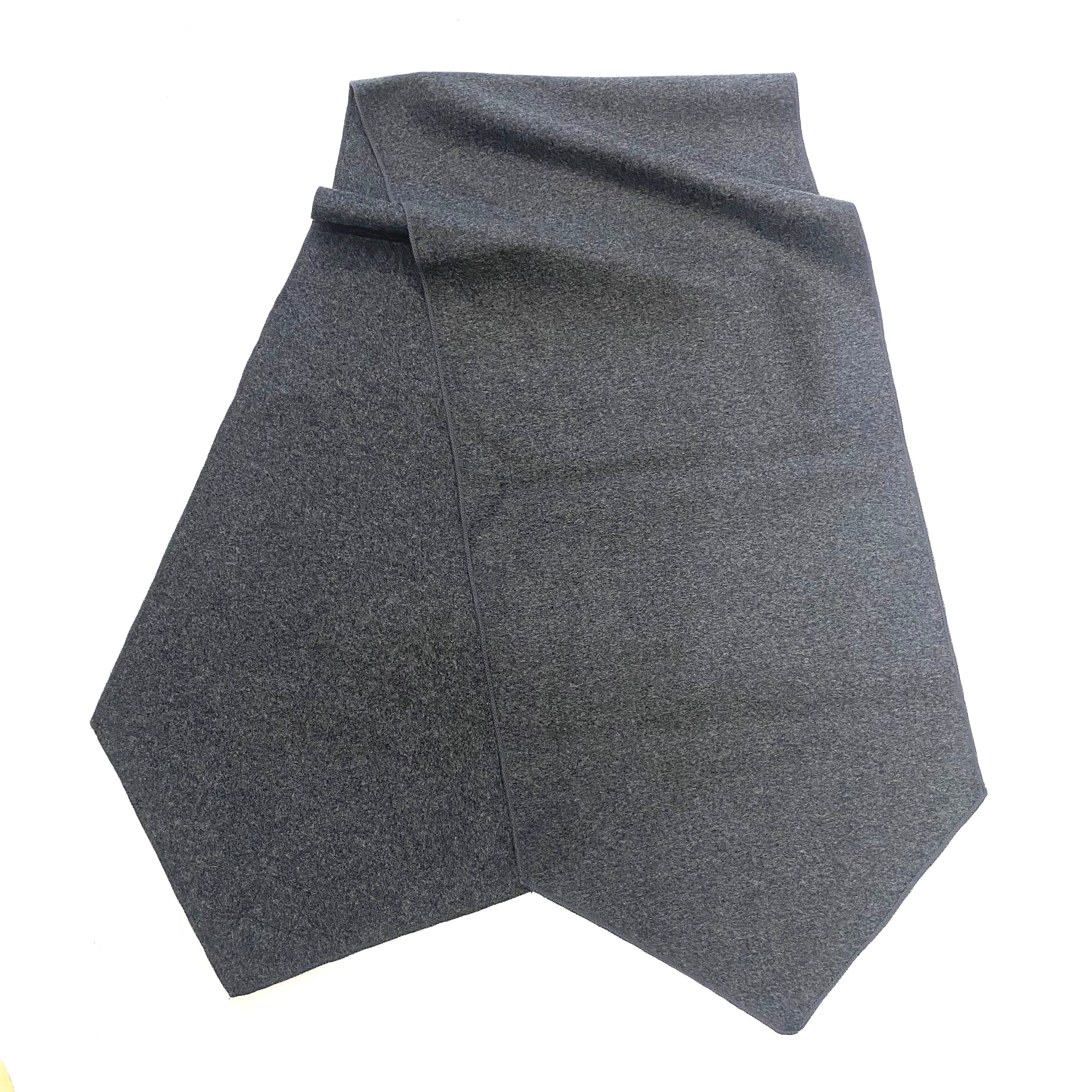 #3906-BM2 E-Z Scarf : beaver melton charcoal heather
