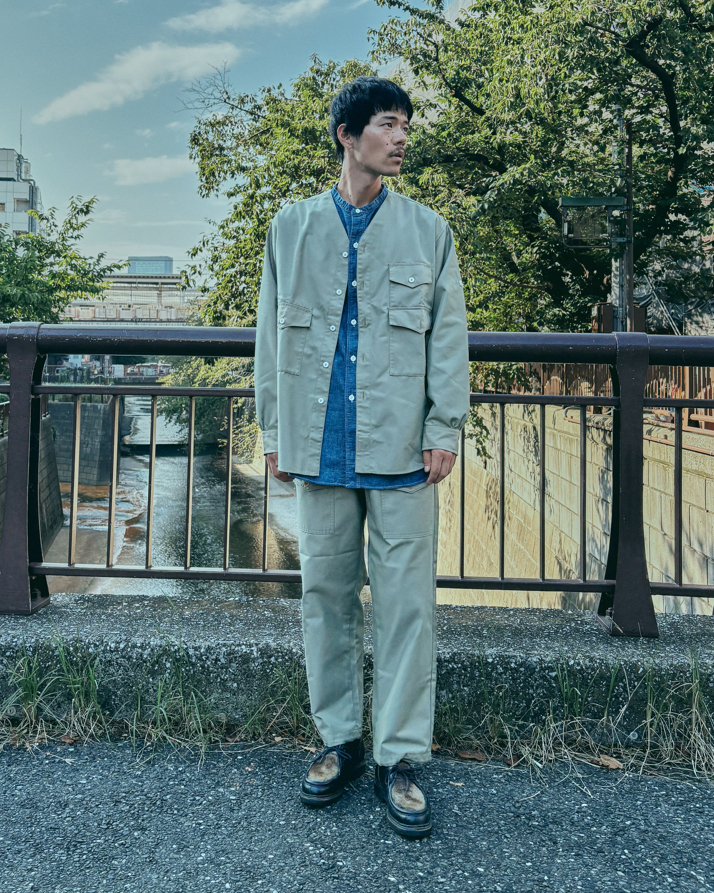 #3225DV-FT Town & Country Safari DV : french twill khaki