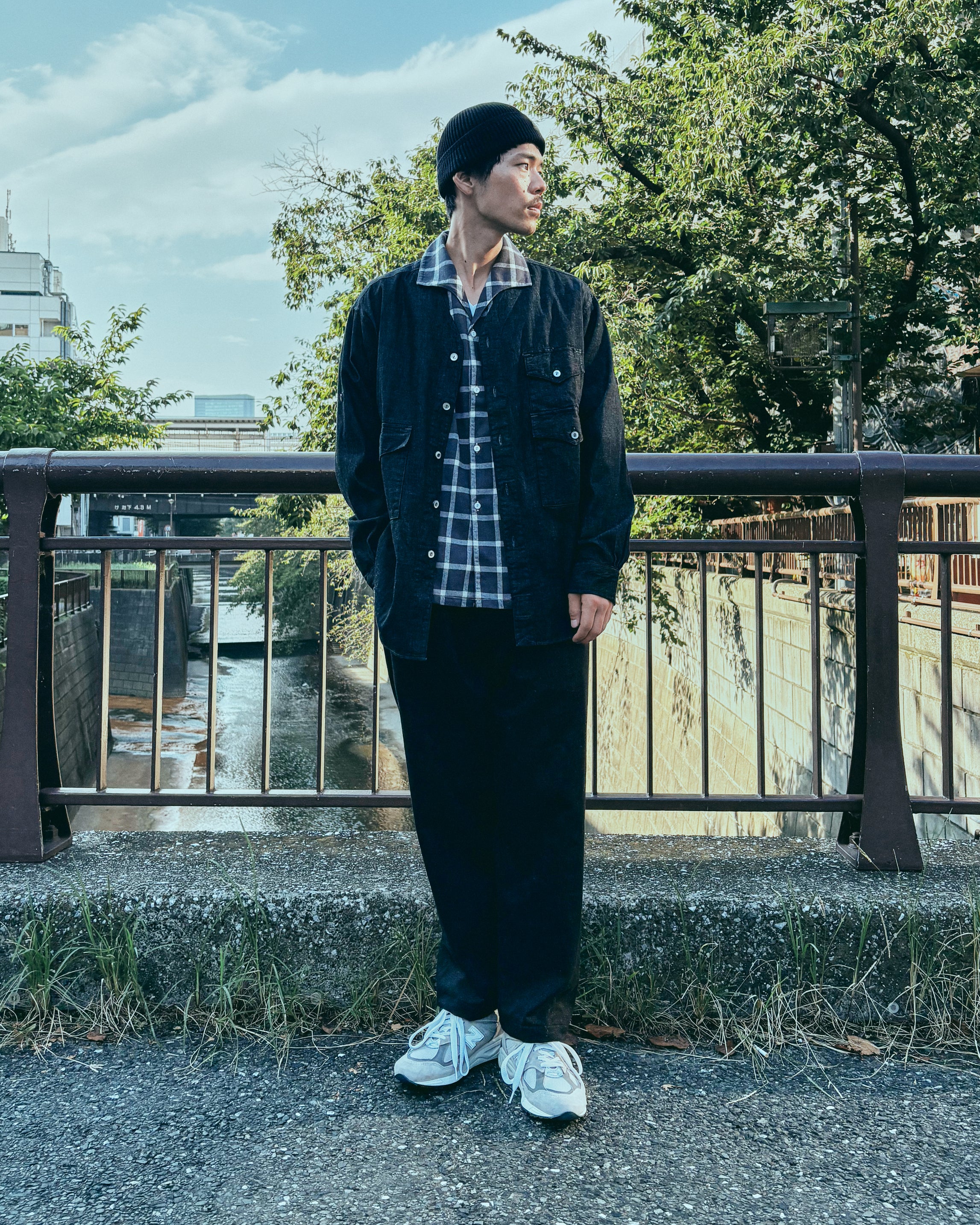 #3225DV-8DB Town & Country Safari DV : 8oz.denim black