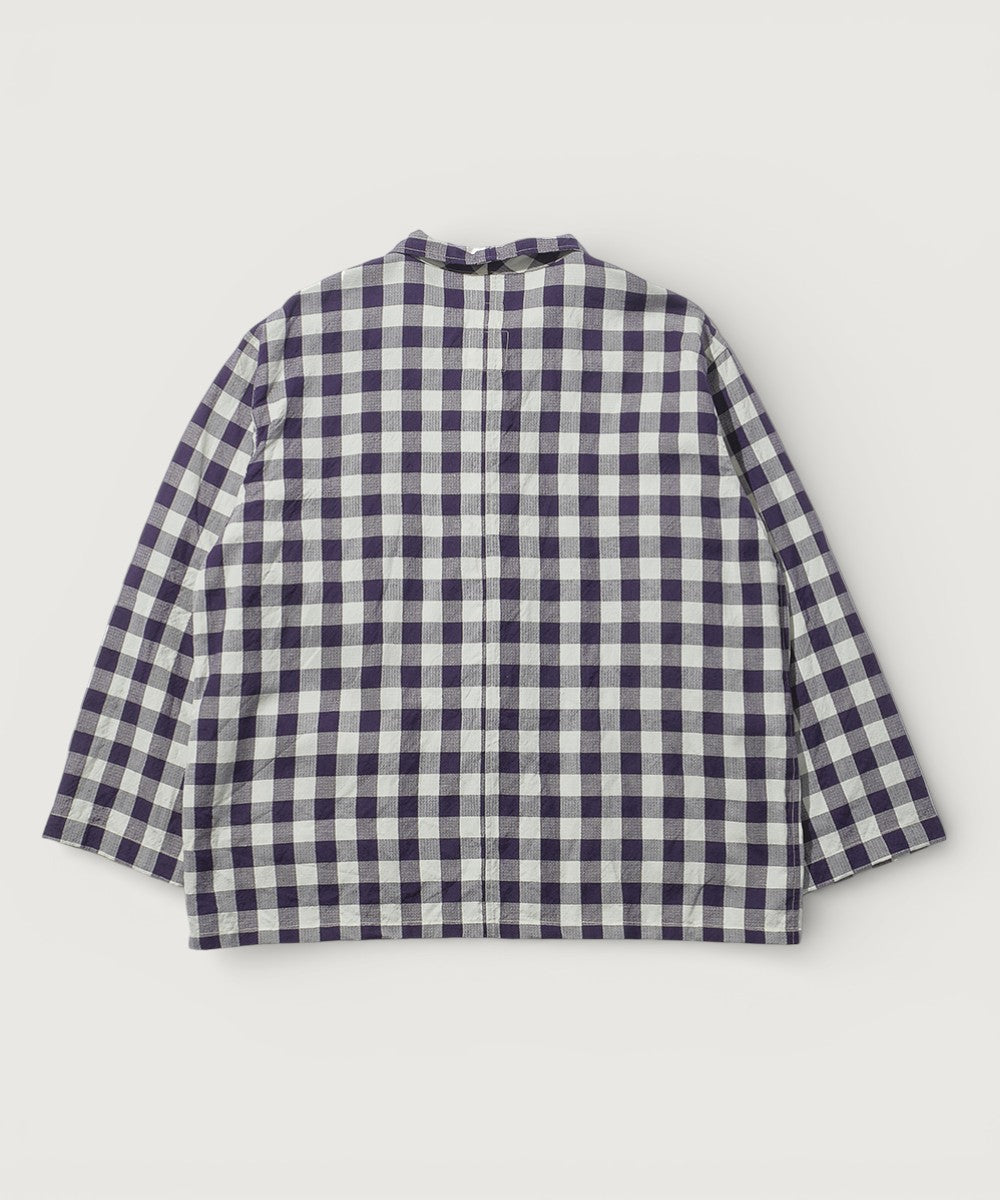 MTR4311 POST chinois : Gingham check NAVY x LGY