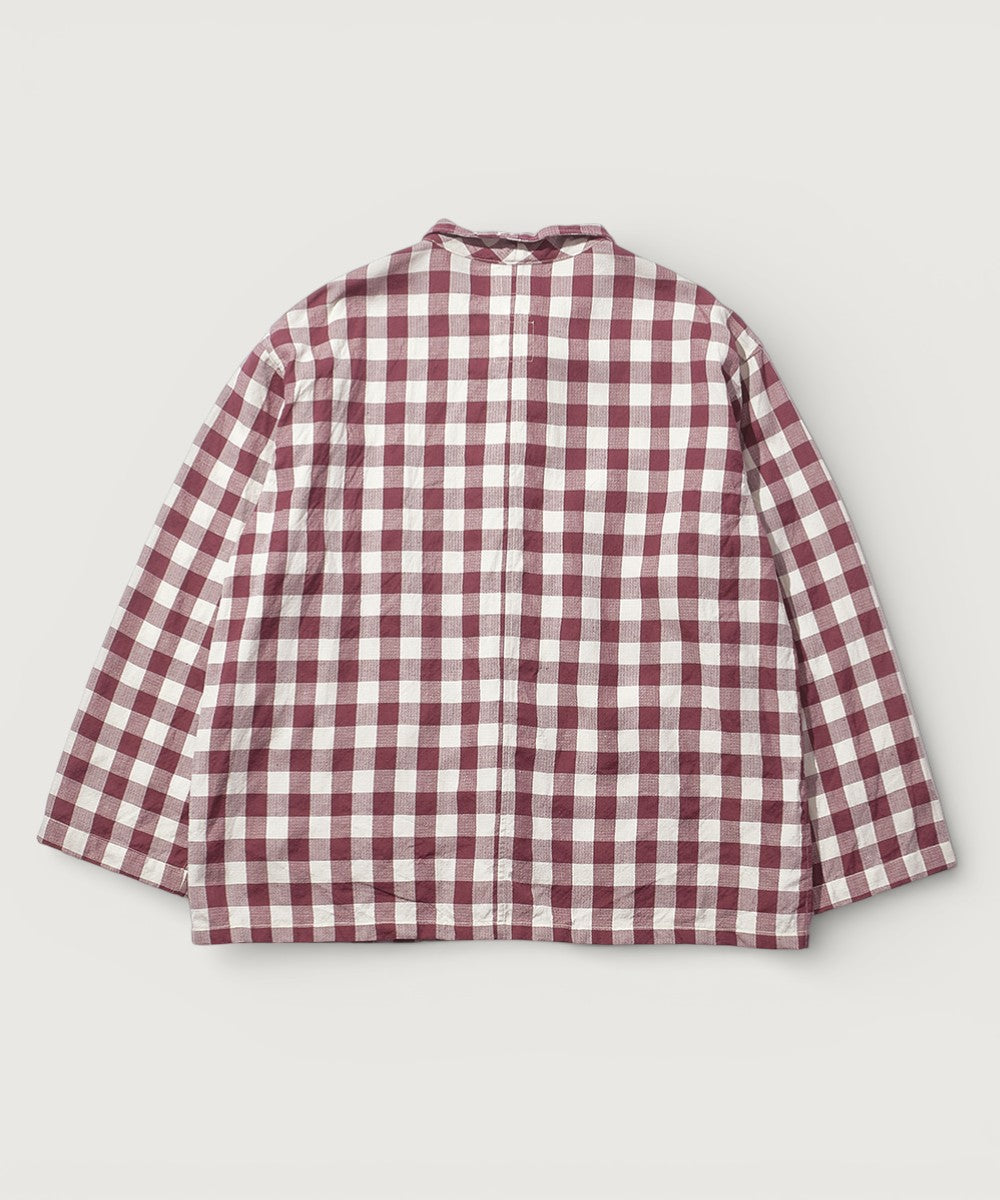 MTR4311 POST chinois : Gingham check WINE x LGY