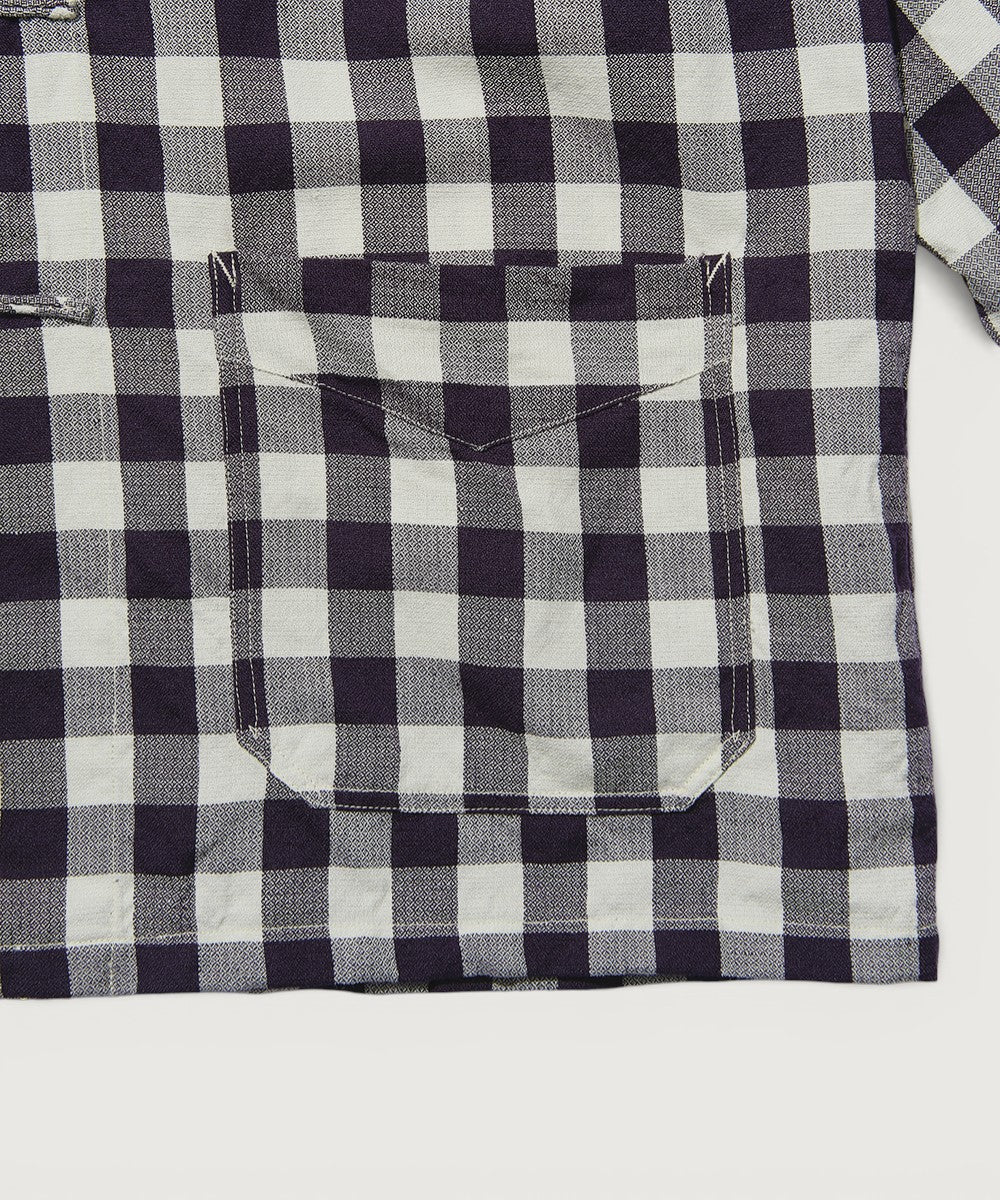 MTR4311 POST chinois : Gingham check WINE x LGY