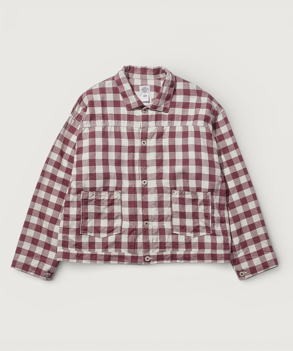 MTR4312 El Ranchero 3 : Gingham check WINE x LGY