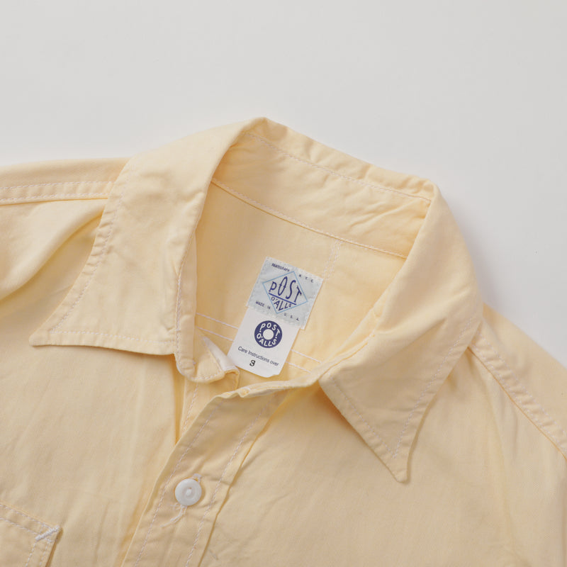 Light Shirt : cotton oxford yellow "Dead Stock"