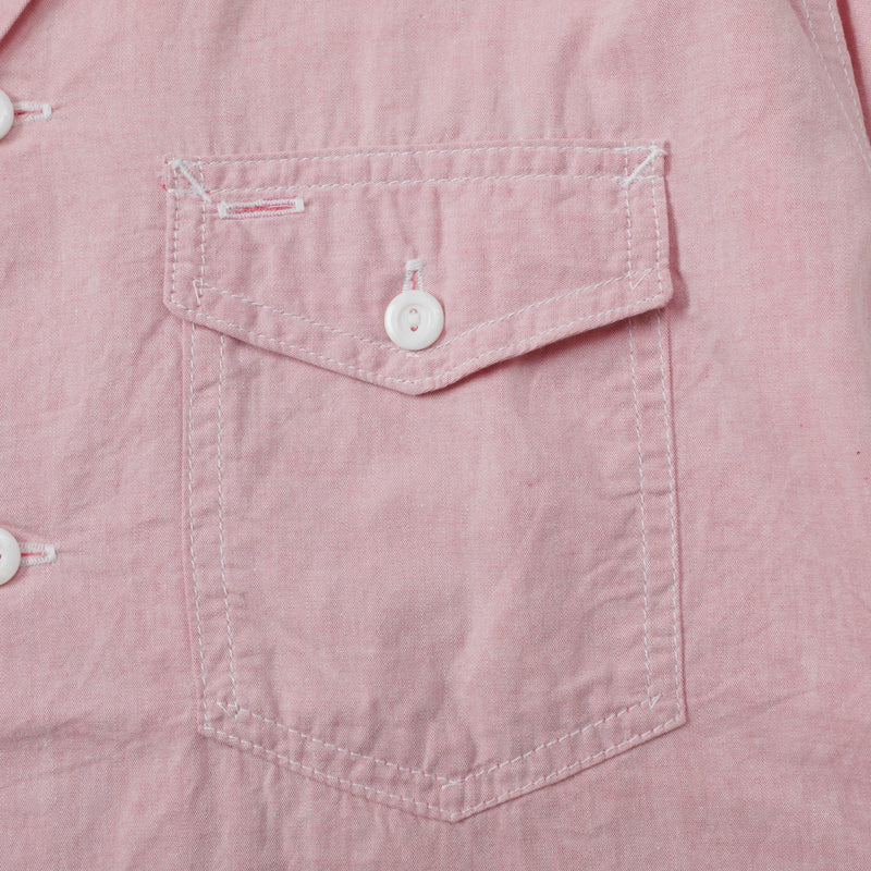E-Z Cruz Short Sleeve : cotton oxford pink "Dead Stock"