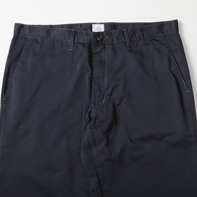 Post Chino : polyester navy pa-039 "Dead Stock"
