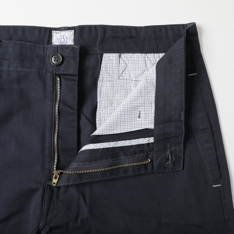 Post Chino : cotton twill navy pa-042 "Dead Stock"