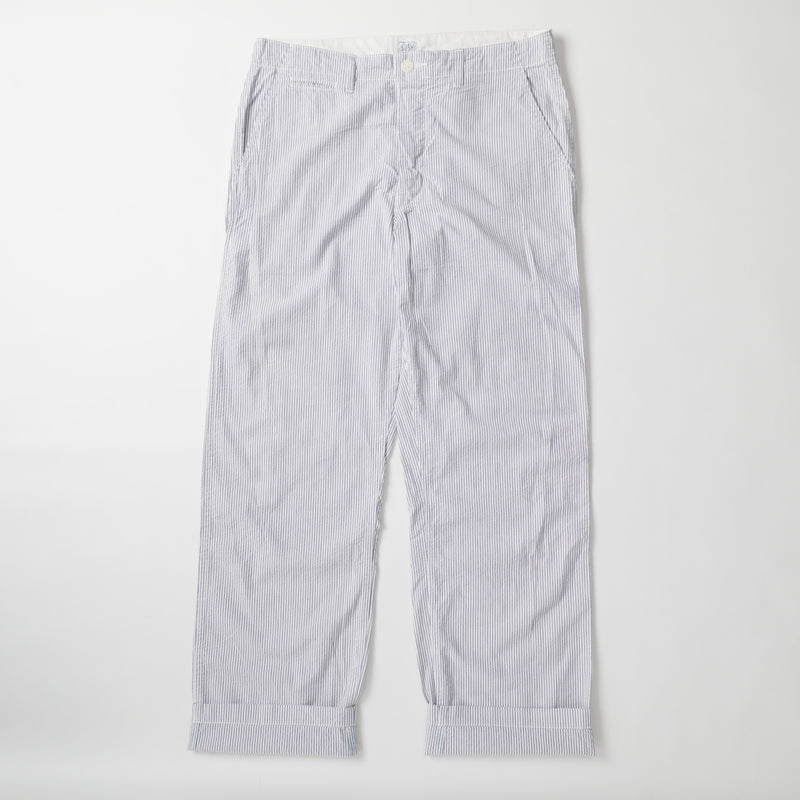 Post Chino : seersucker blue pa-047 "Dead Stock" / L