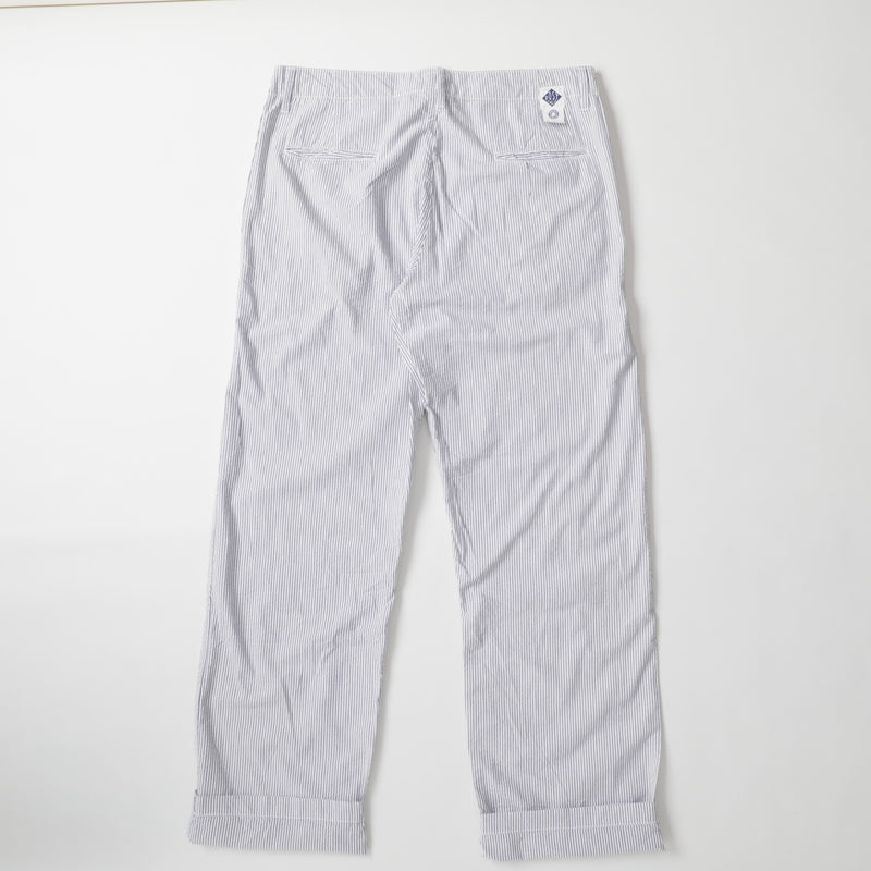 Post Chino : seersucker blue pa-047 "Dead Stock" / L