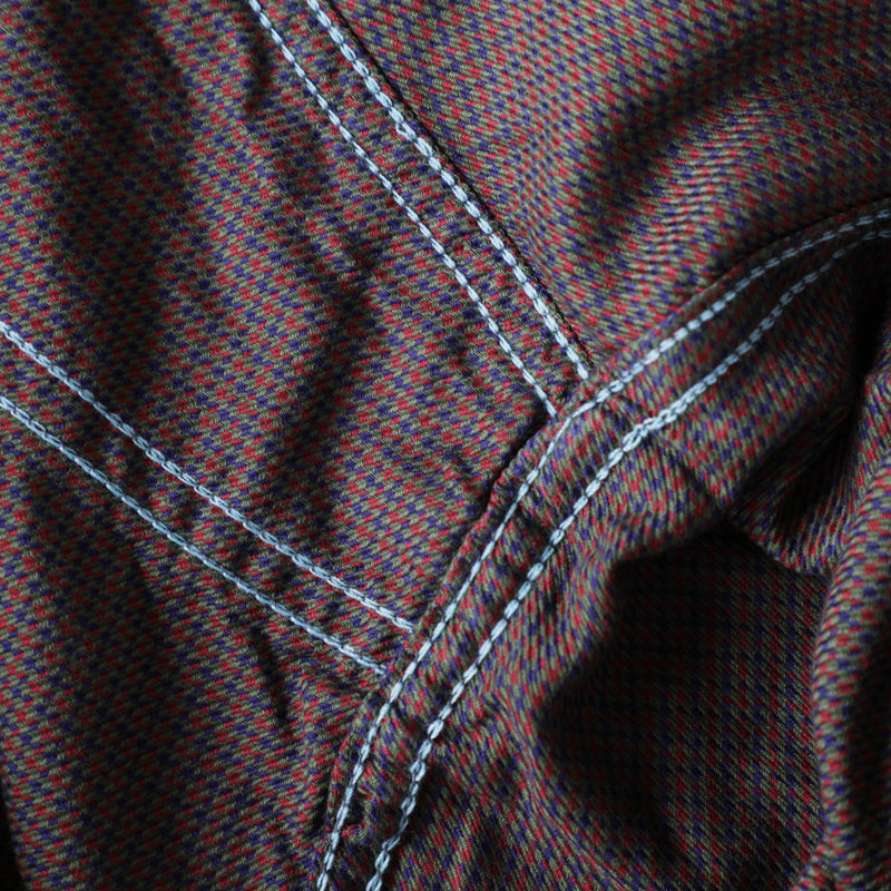 Cruzer Shirt: houndtooth brown mix "Dead Stock"