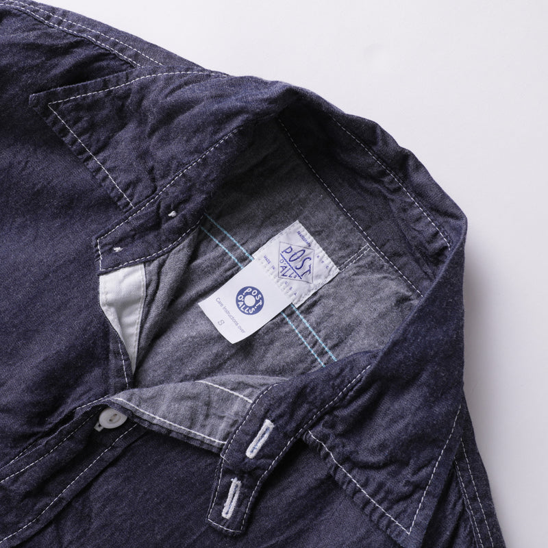 Cruzer Shirt : chambray navy "Dead Stock" / S