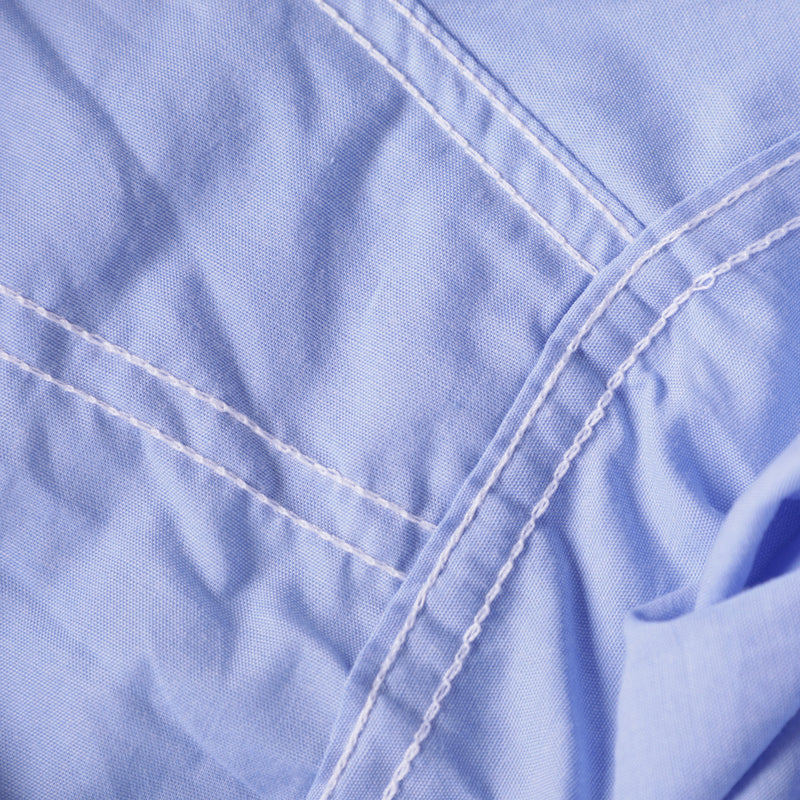 C-Post : broad cloth light blue "Dead Stock"